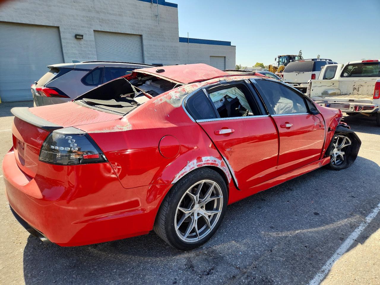2008 Pontiac G8 Red vin: 6G2ER57738L131209
