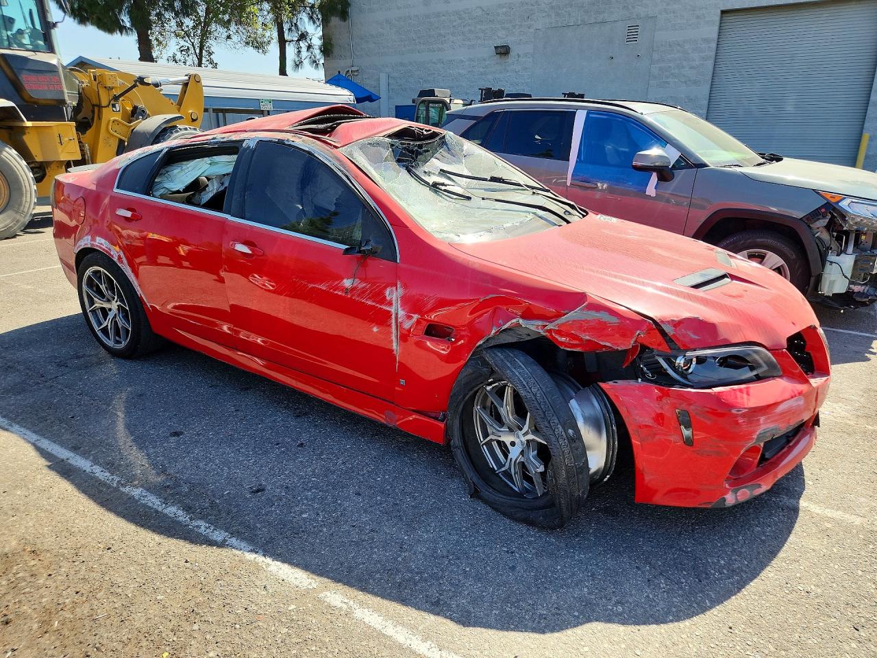 2008 Pontiac G8 Red vin: 6G2ER57738L131209