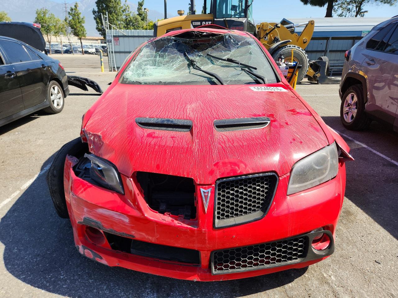 2008 Pontiac G8 Red vin: 6G2ER57738L131209
