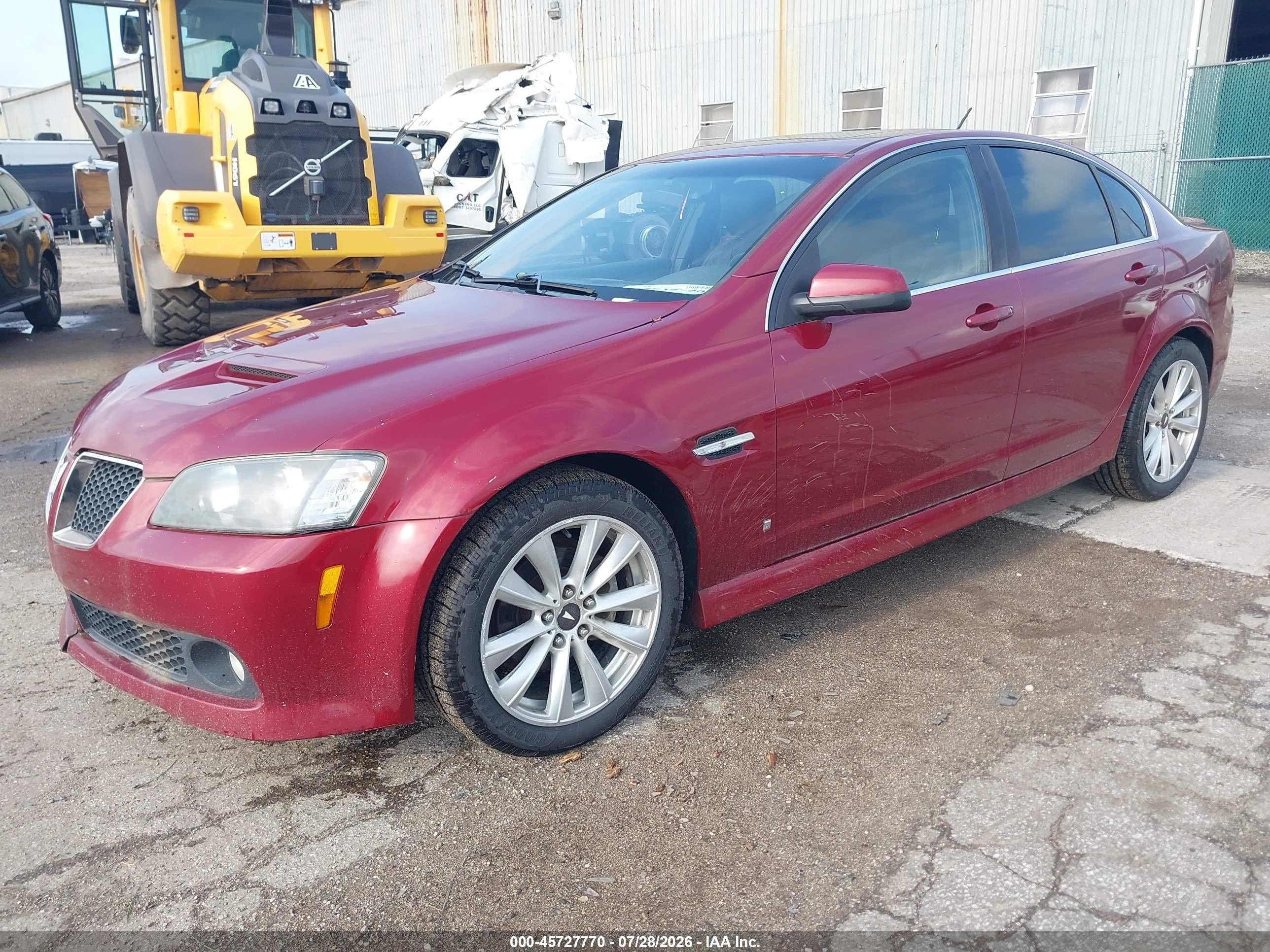 2009 Pontiac G8   Red vin: 6G2ER57739L186244