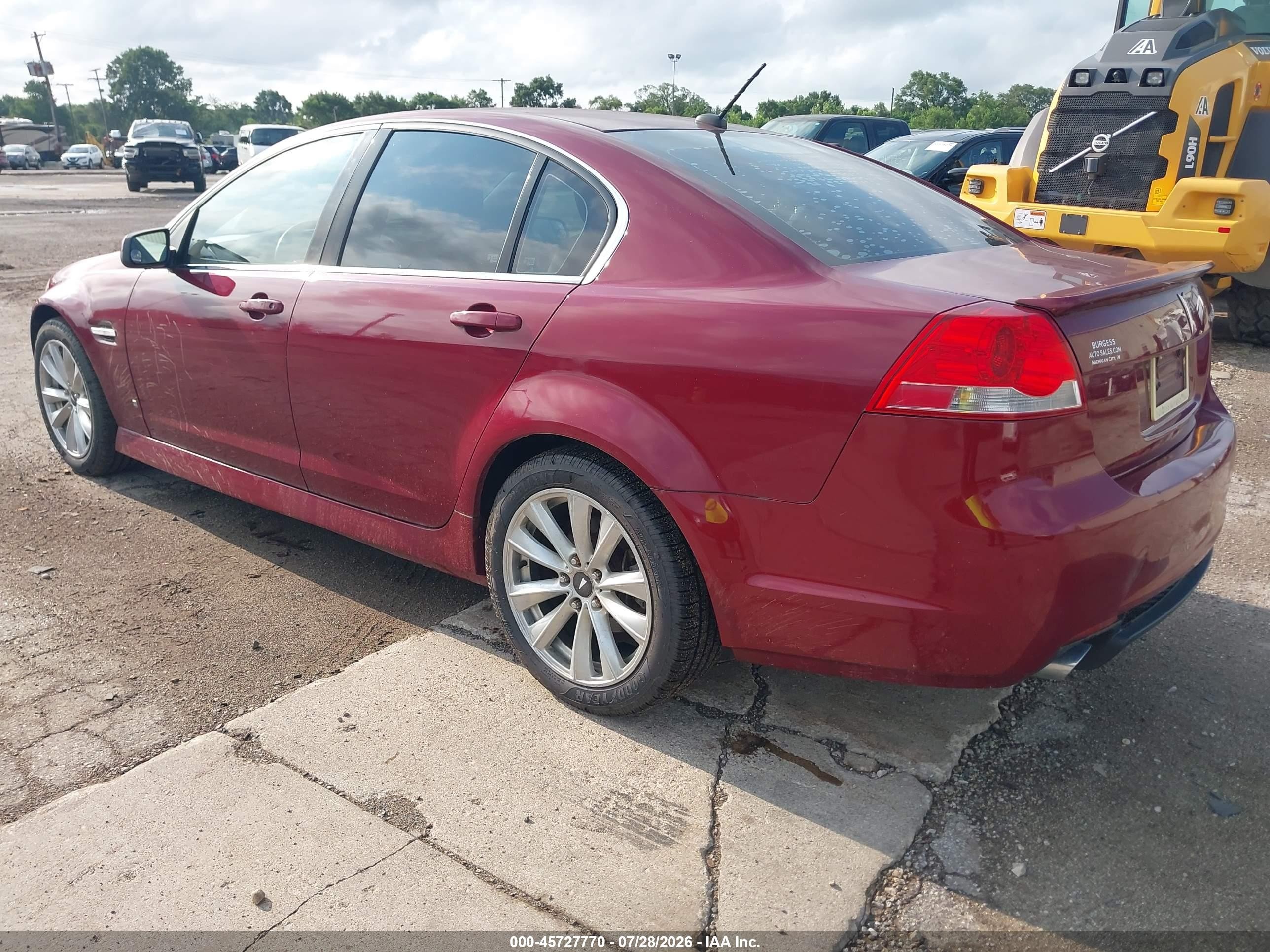 2009 Pontiac G8   Red vin: 6G2ER57739L186244