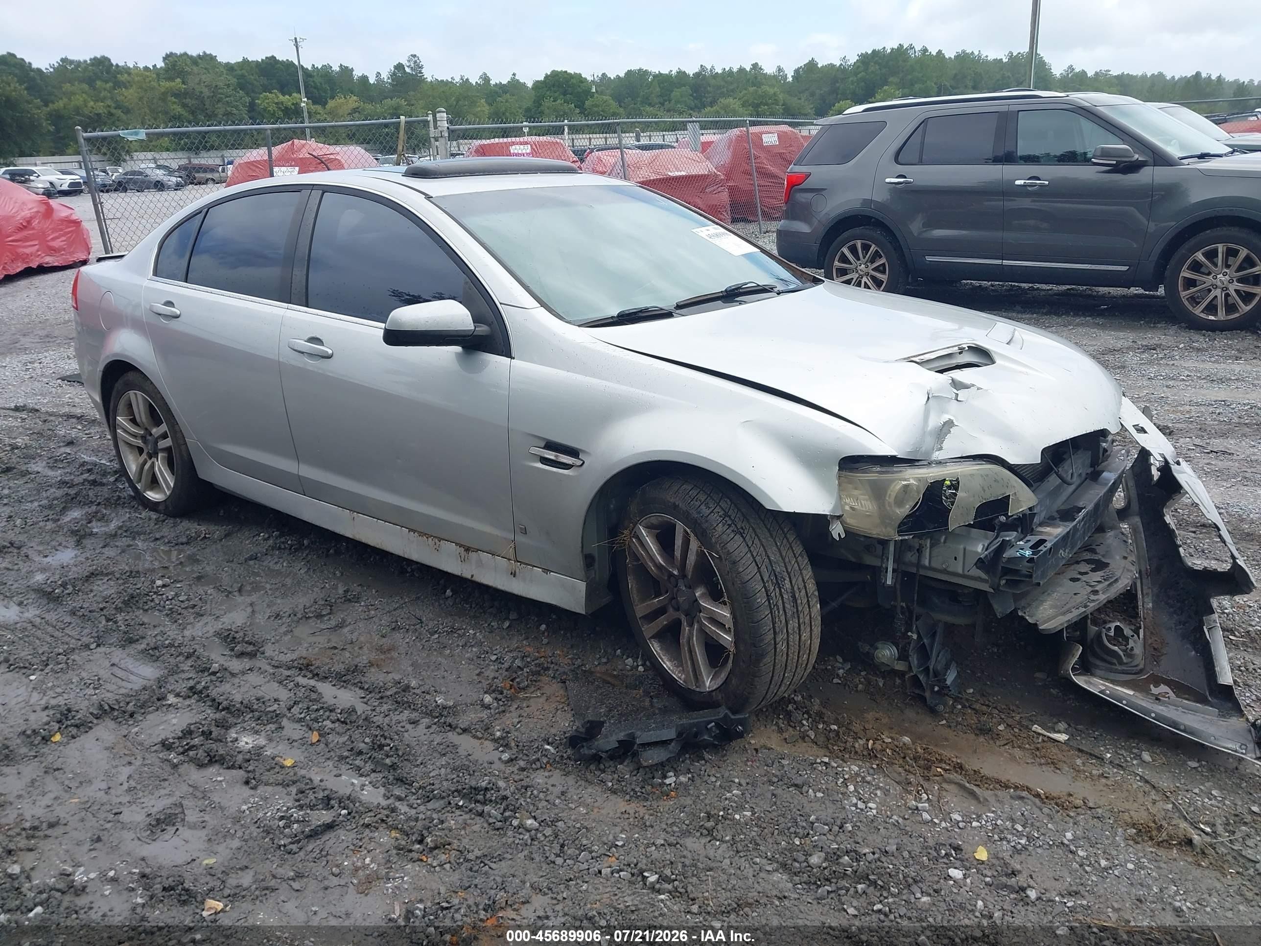 2009 Pontiac G8   Серебряный vin: 6G2ER57739L239363
