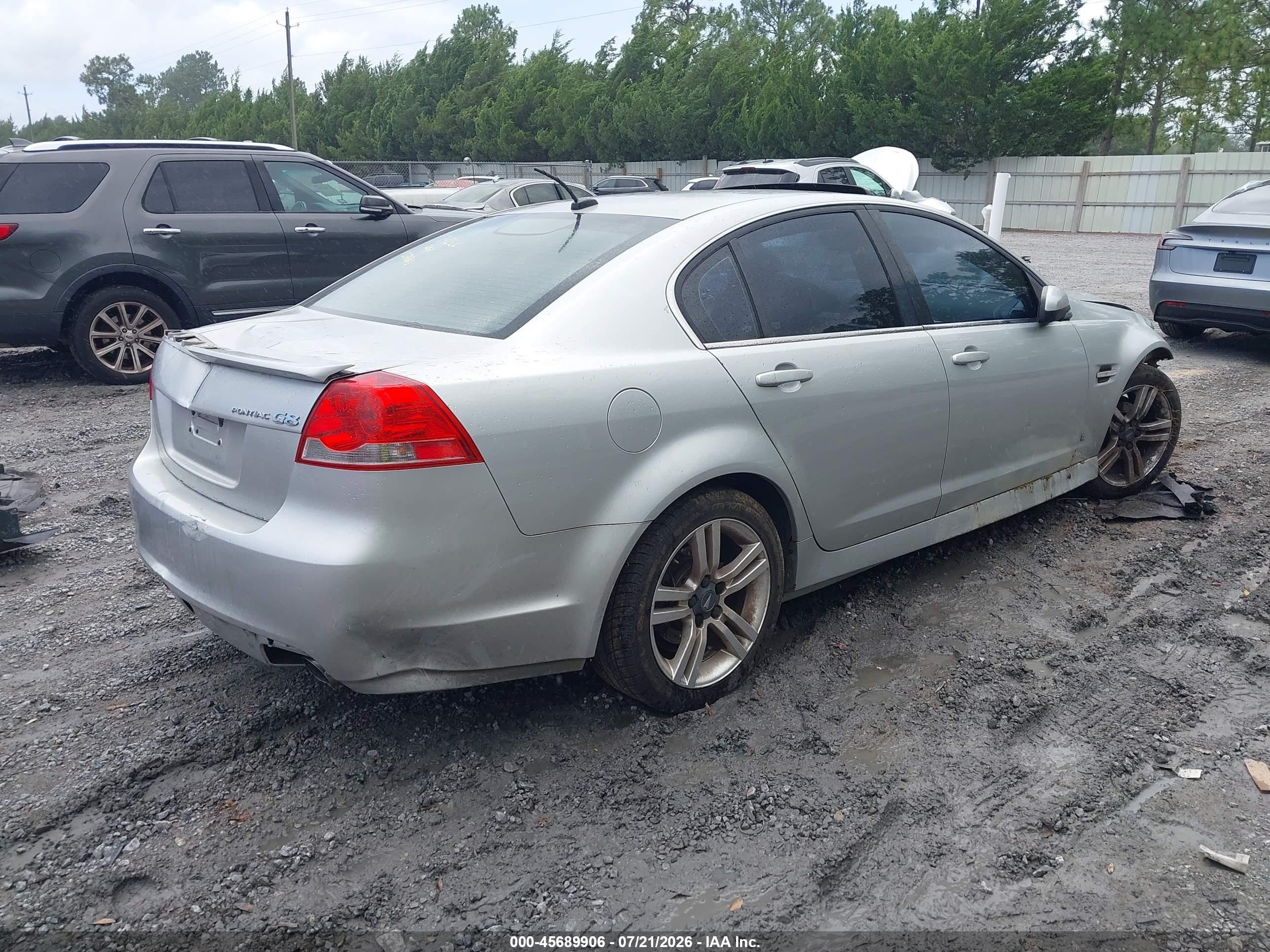 2009 Pontiac G8   Серебряный vin: 6G2ER57739L239363
