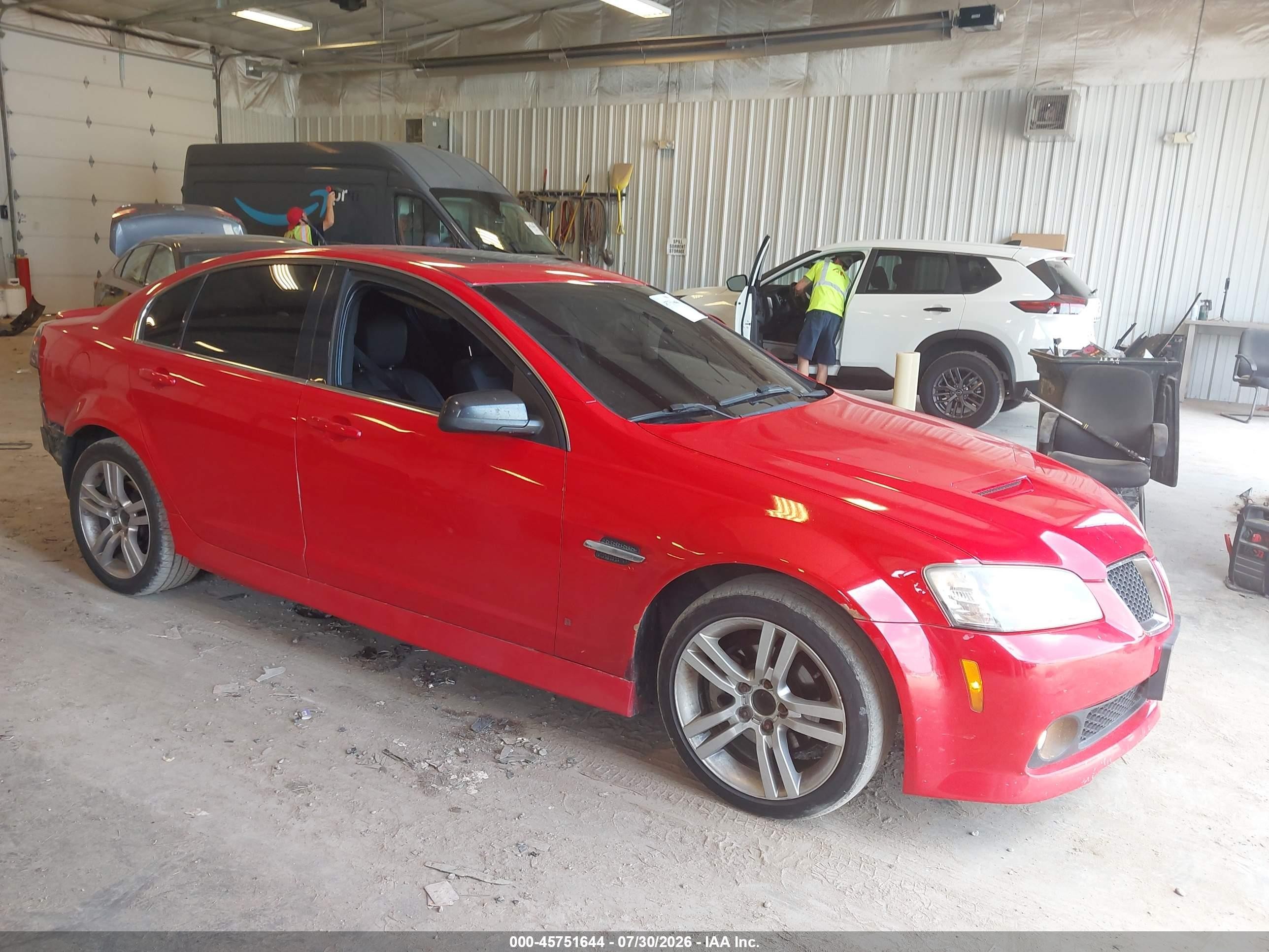 2009 Pontiac G8 Красный vin: 6G2ER57749L177973