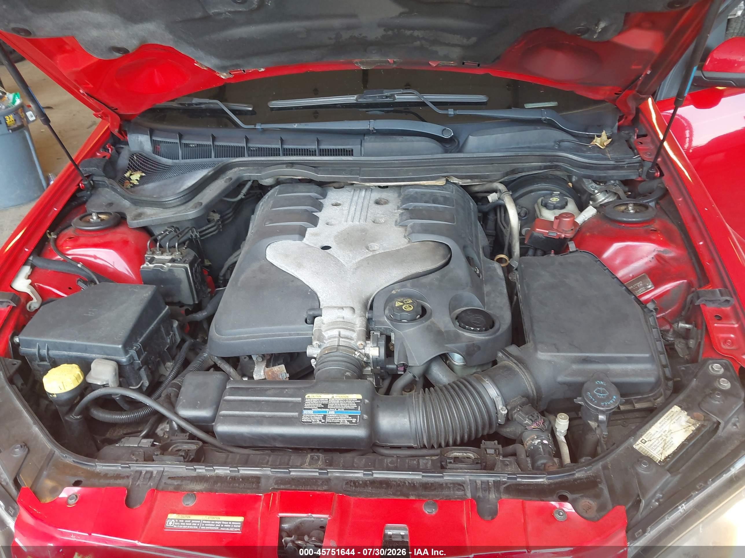 2009 Pontiac G8 Red vin: 6G2ER57749L177973