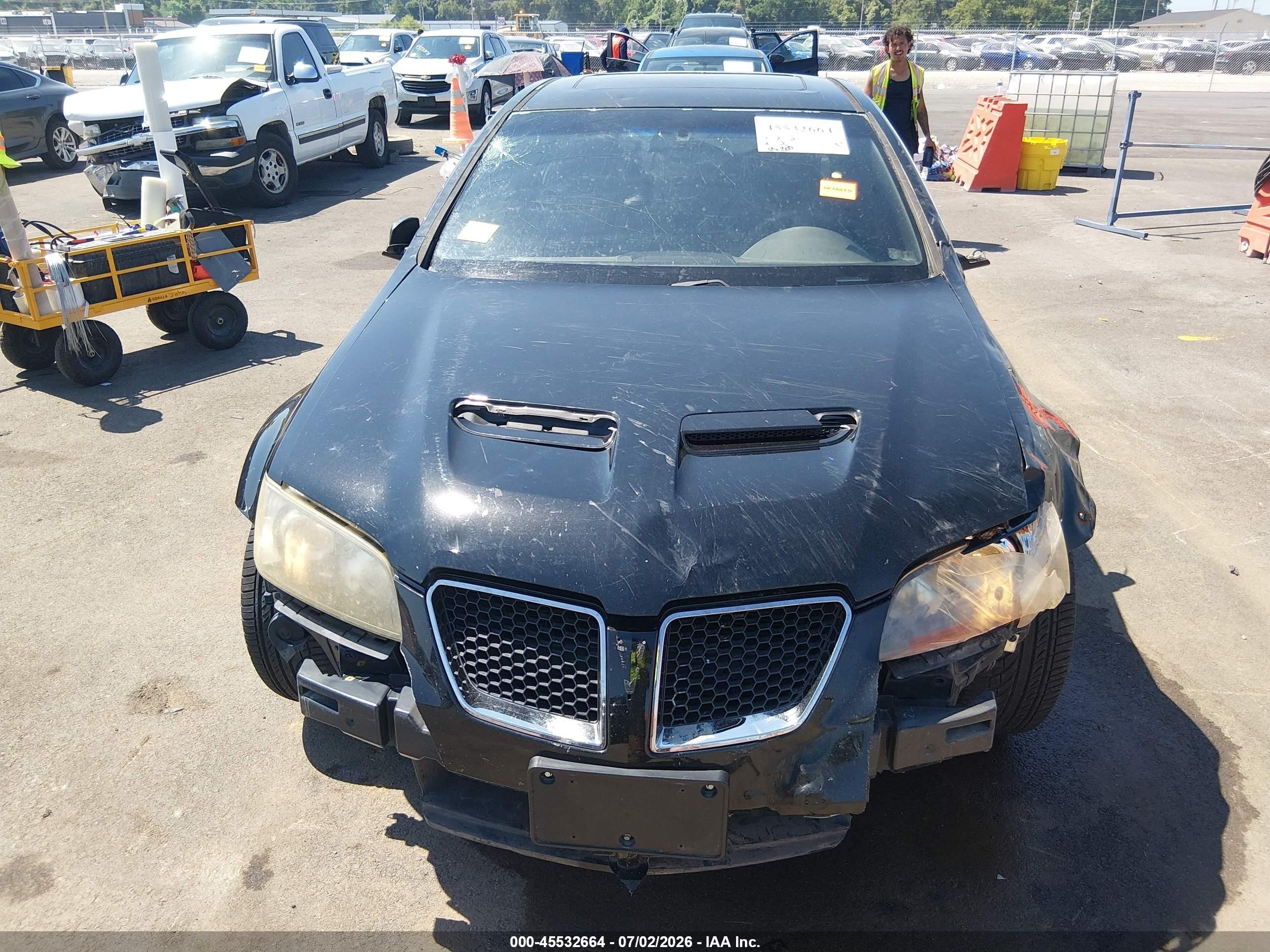 2009 Pontiac G8   Черный vin: 6G2ER57759L160194