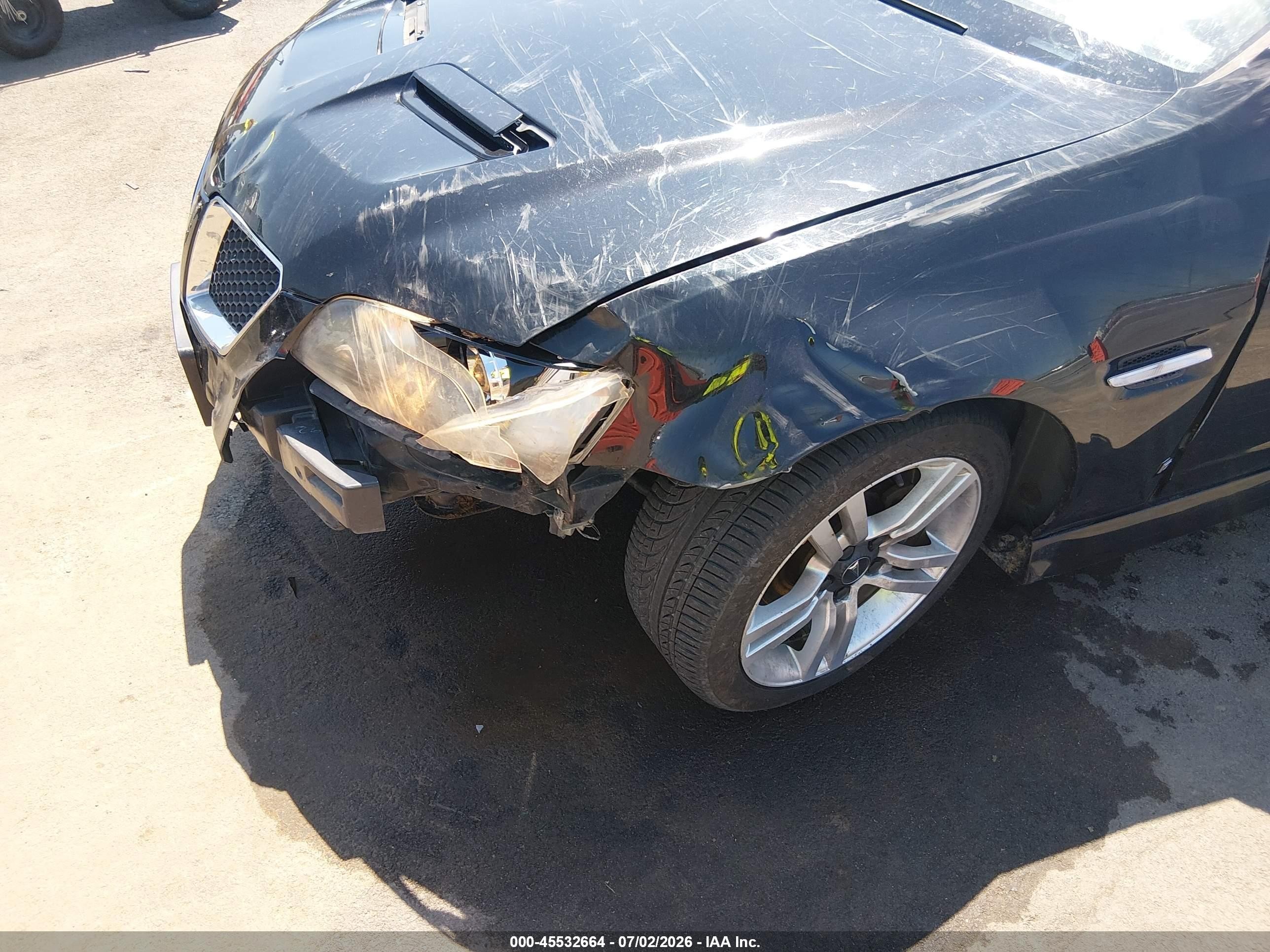 2009 Pontiac G8   Черный vin: 6G2ER57759L160194
