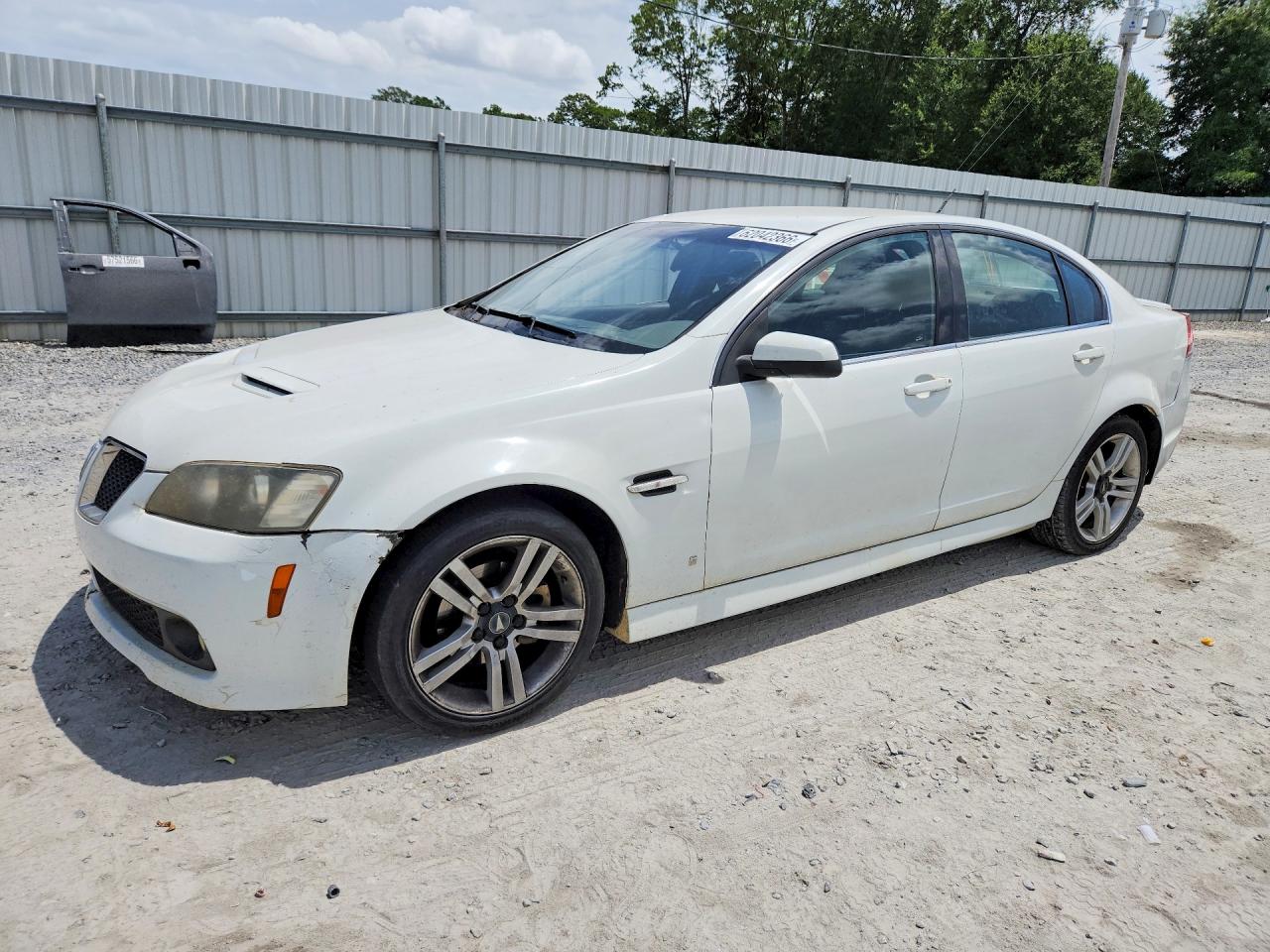 2008 Pontiac G8 White vin: 6G2ER57768L133116