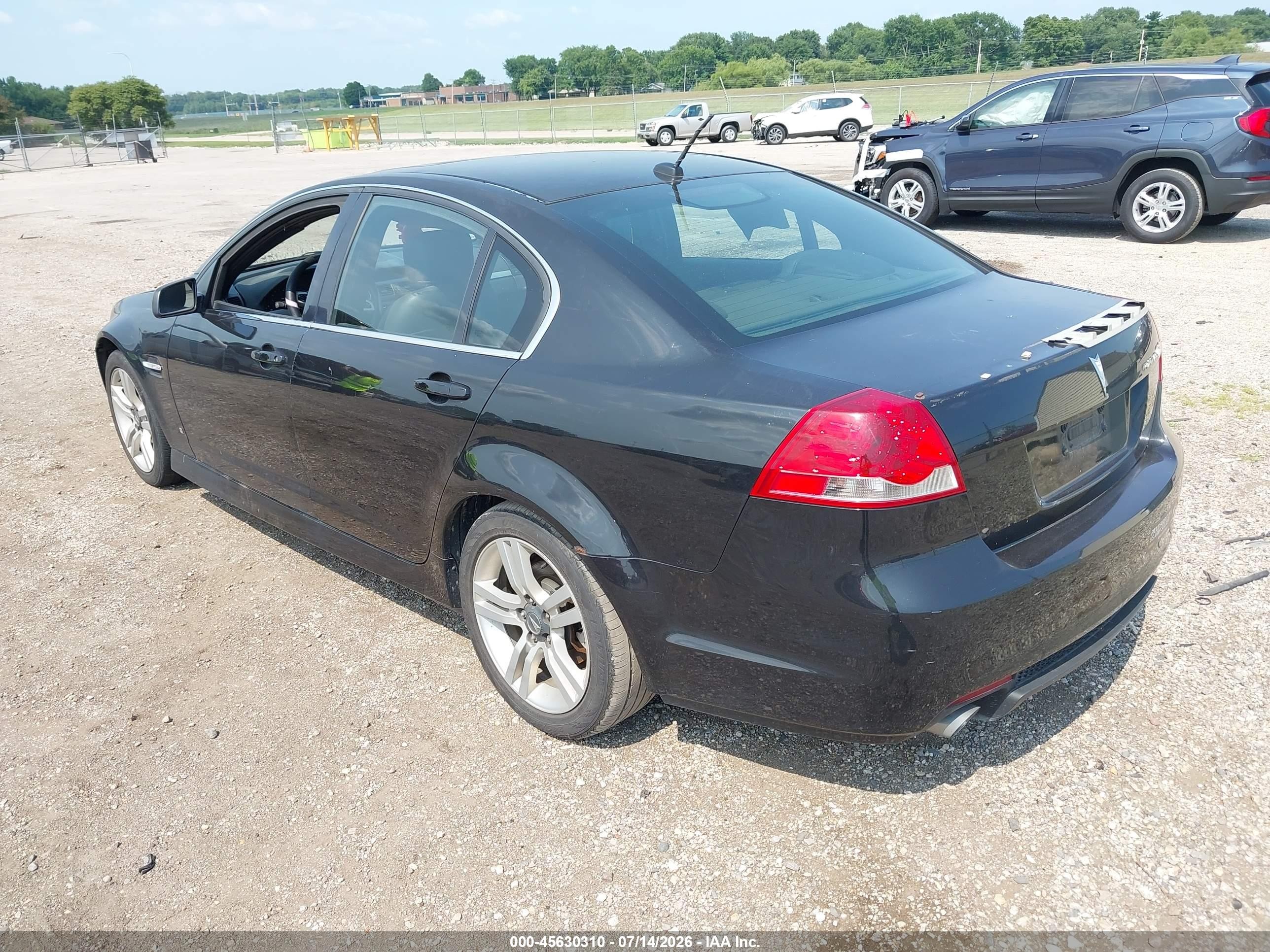 2008 Pontiac G8   Black vin: 6G2ER57768L149929