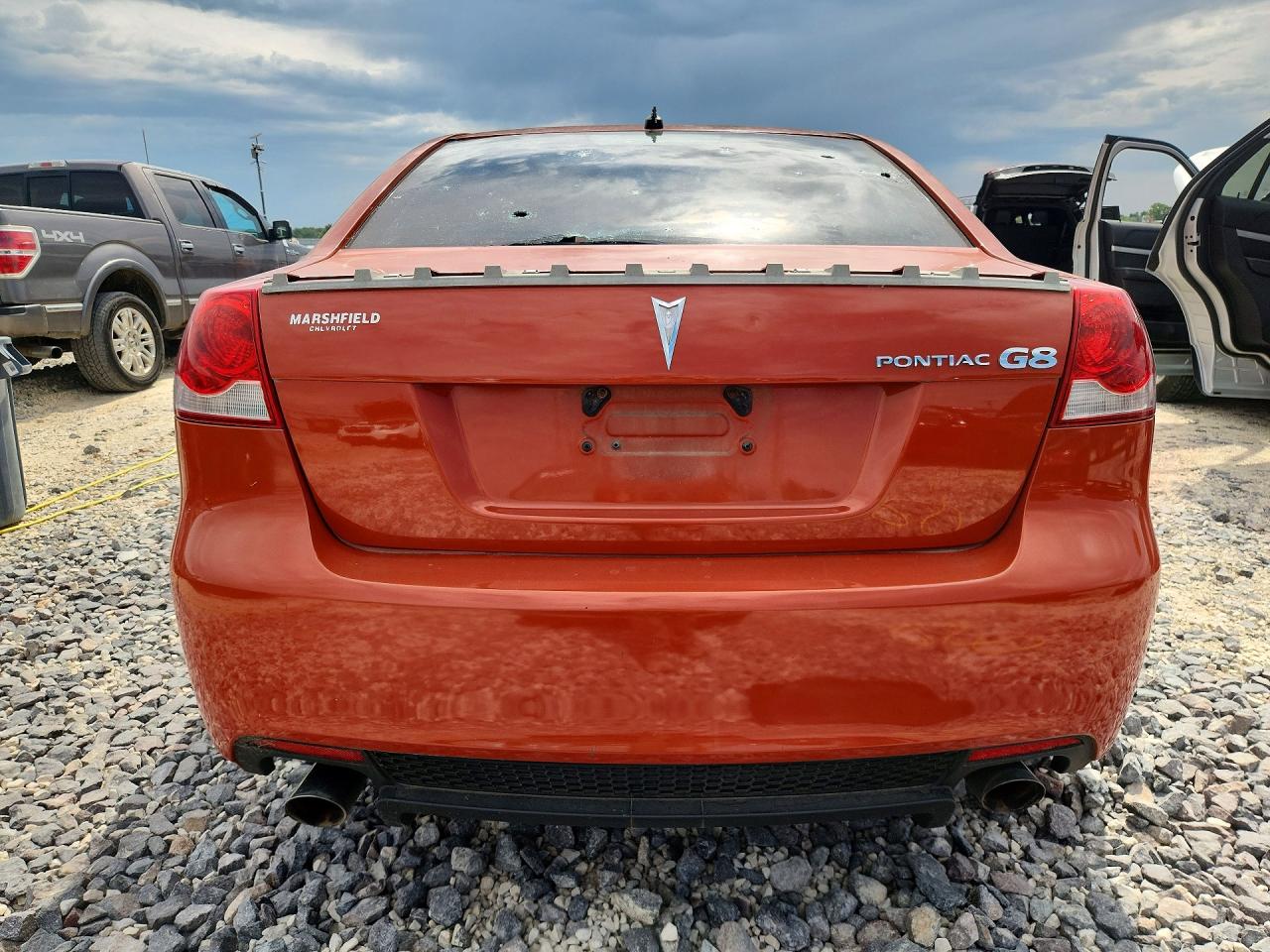 2008 Pontiac G8 Orange vin: 6G2ER57788L146885