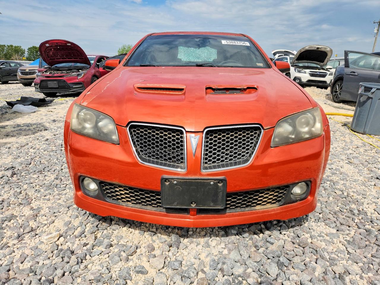 2008 Pontiac G8 Orange vin: 6G2ER57788L146885