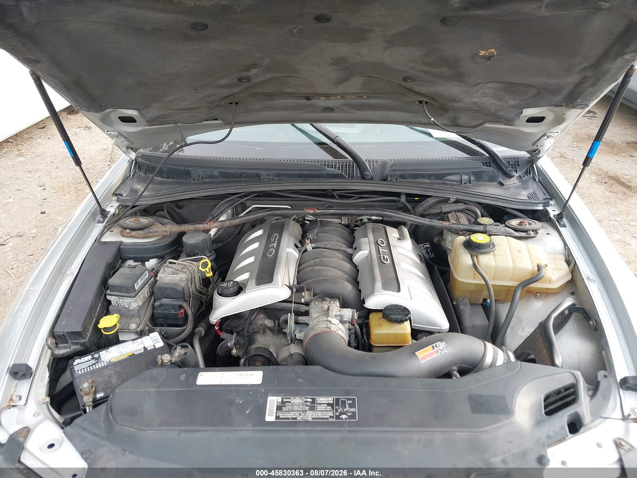 2004 Pontiac Gto   Серебряный vin: 6G2VX12G24L260820