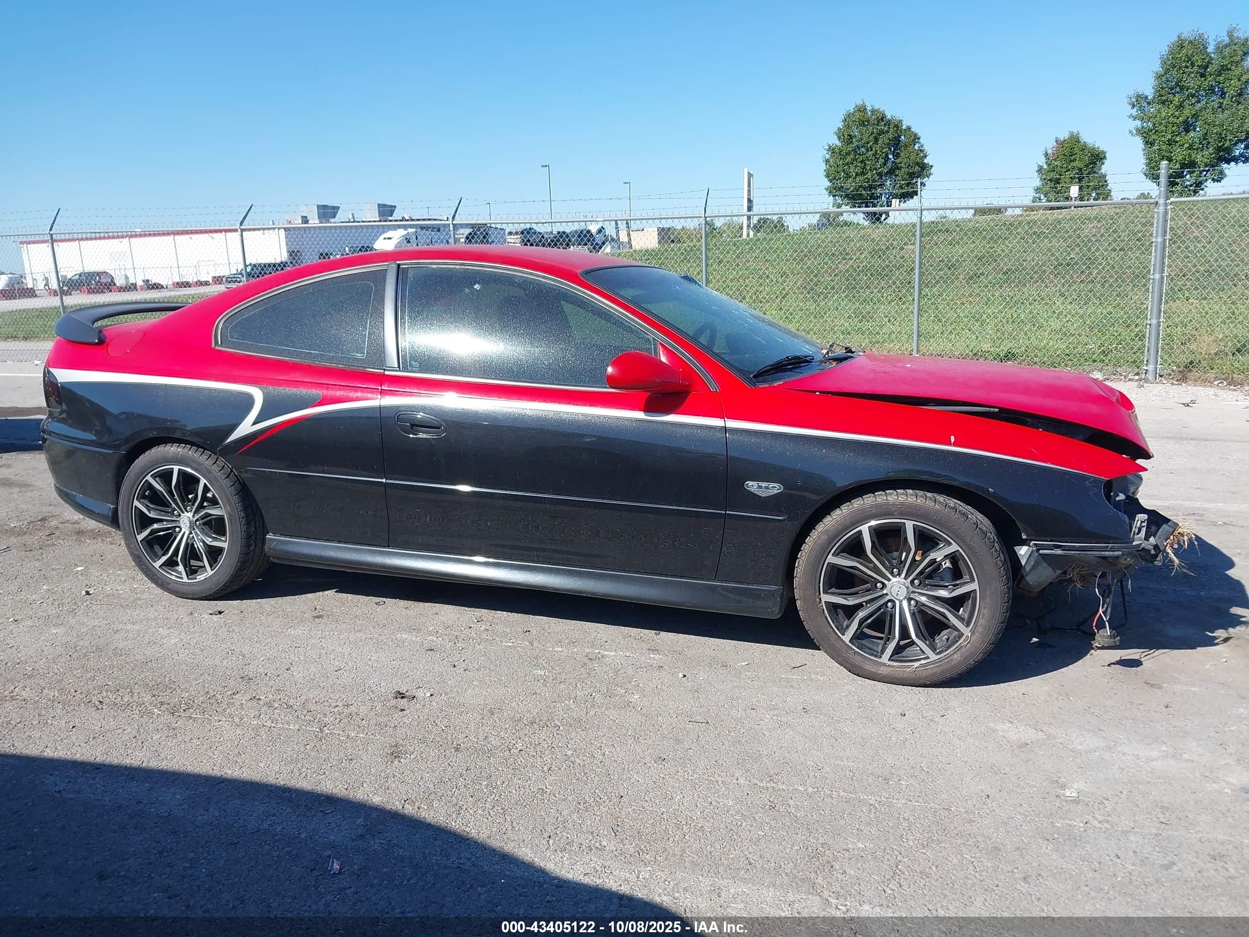 2004 Pontiac Gto   Красный vin: 6G2VX12G24L298225