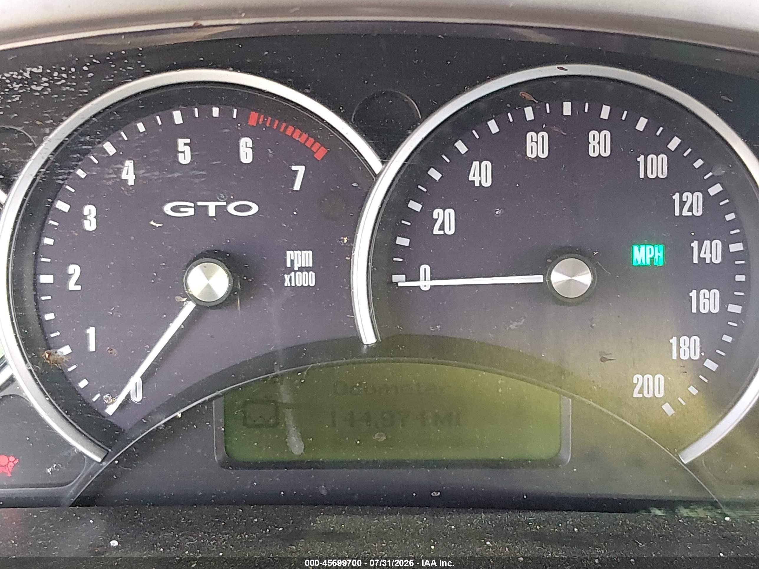 2004 Pontiac Gto   Purple vin: 6G2VX12G34L243153