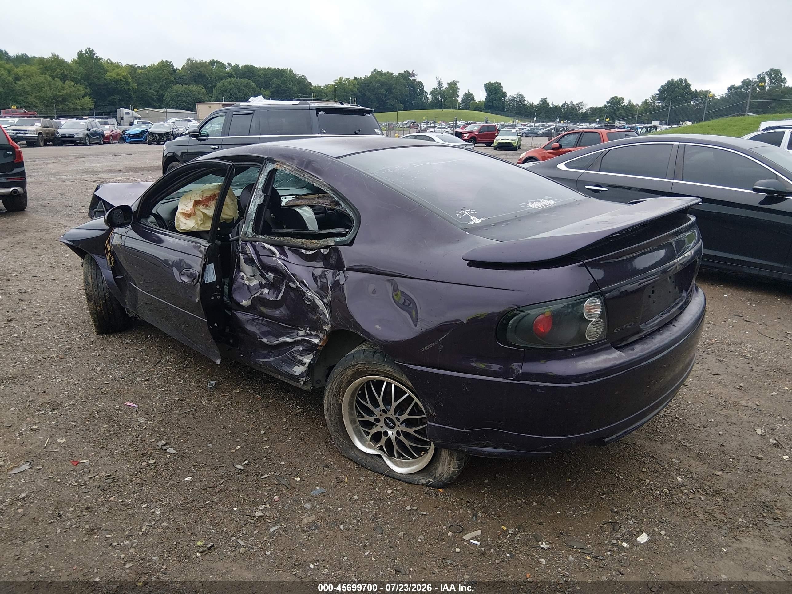 2004 Pontiac Gto   Purple vin: 6G2VX12G34L243153