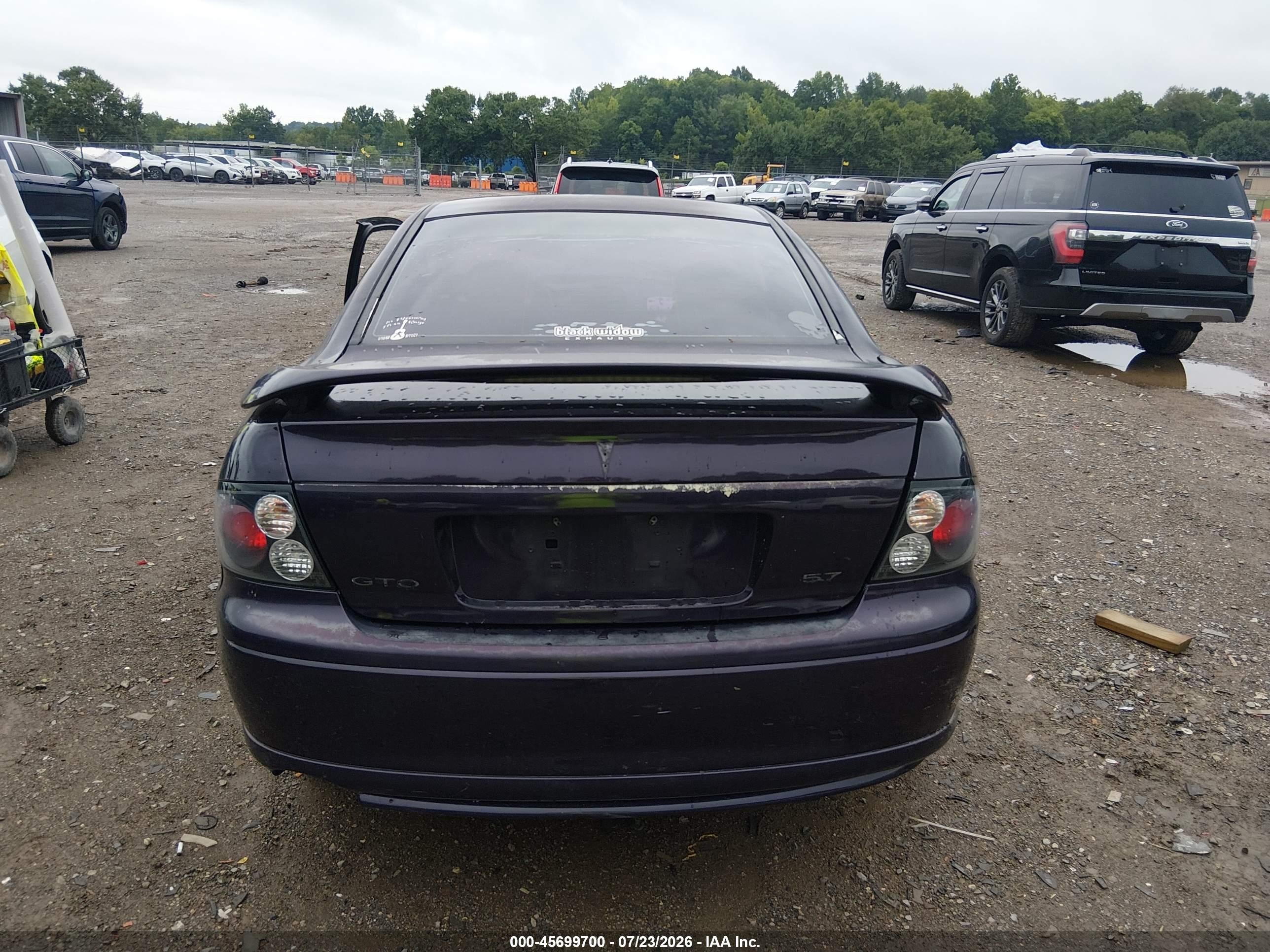 2004 Pontiac Gto   Purple vin: 6G2VX12G34L243153