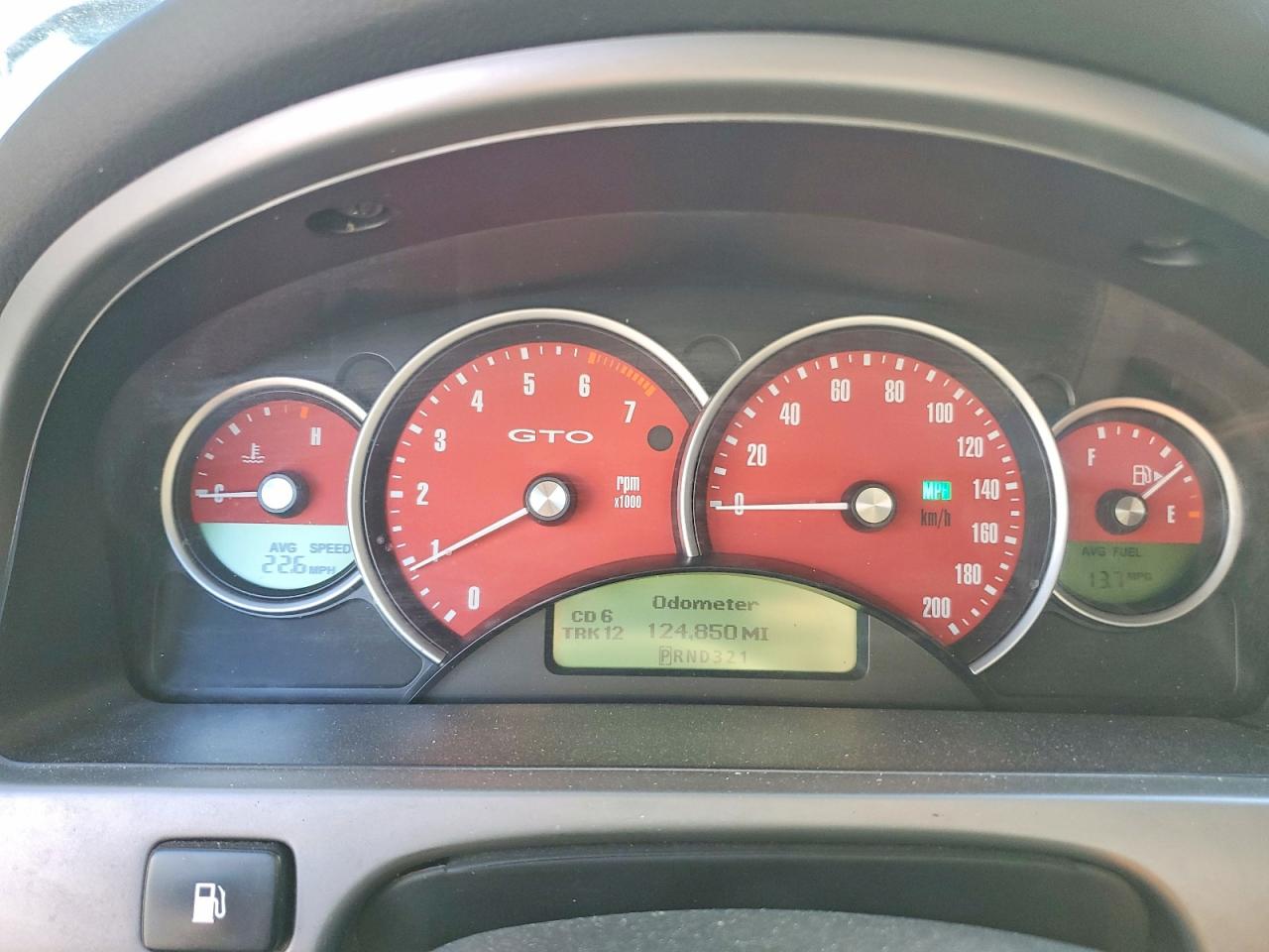 2004 Pontiac Gto Red vin: 6G2VX12G44L256705