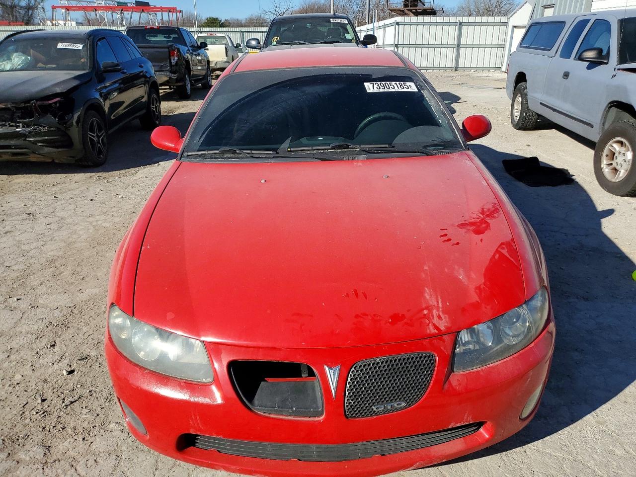 2004 Pontiac Gto Red vin: 6G2VX12G44L256705