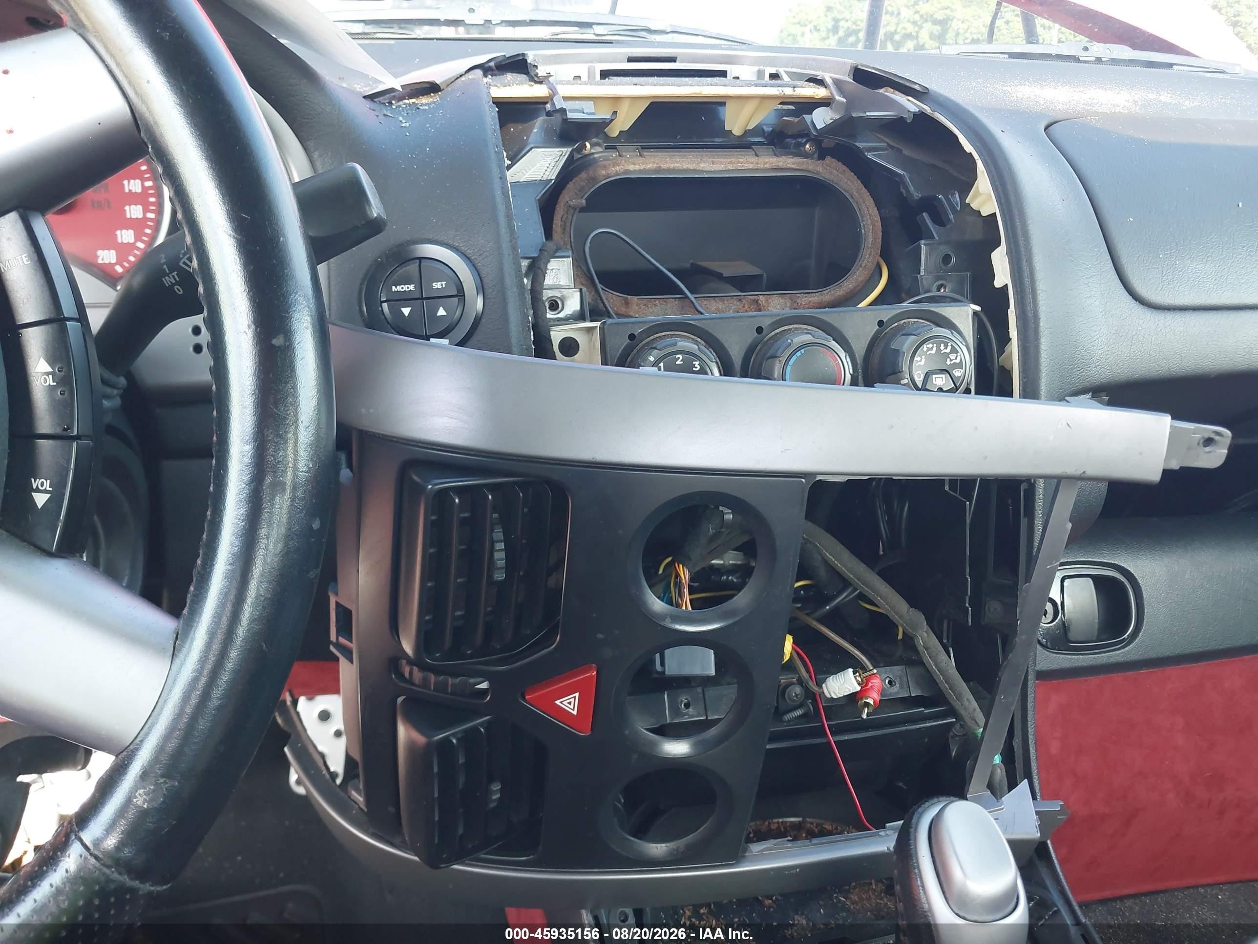 2004 Pontiac Gto   Red vin: 6G2VX12G54L236222