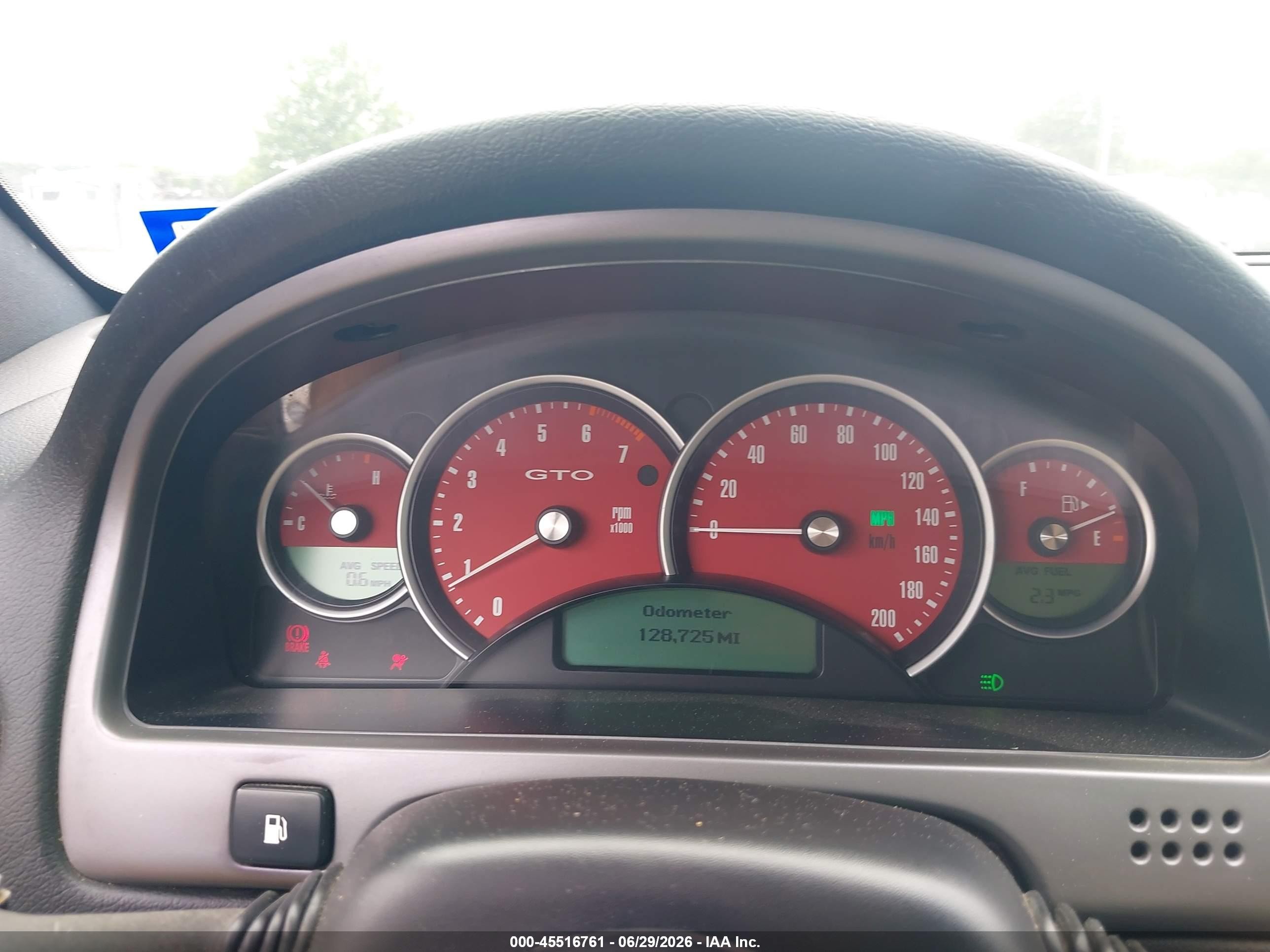 2004 Pontiac Gto   Black vin: 6G2VX12G64L259430