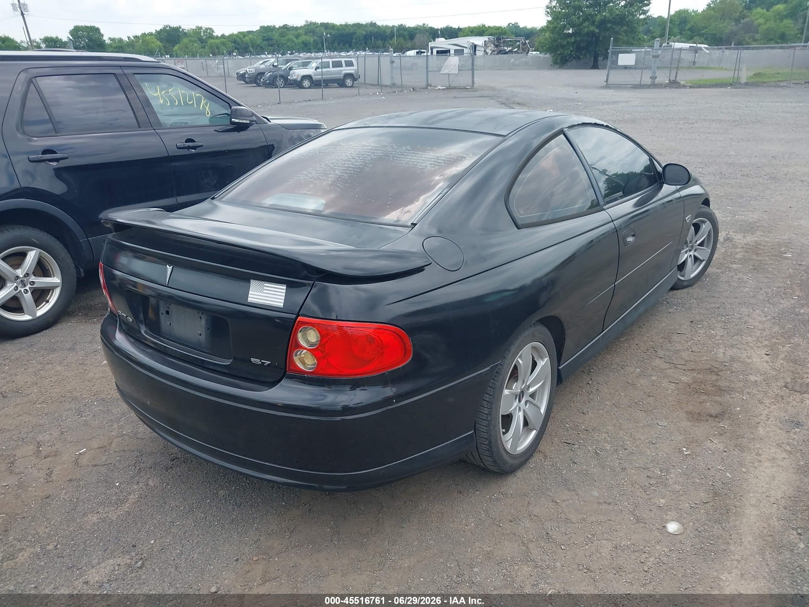 2004 Pontiac Gto   Black vin: 6G2VX12G64L259430