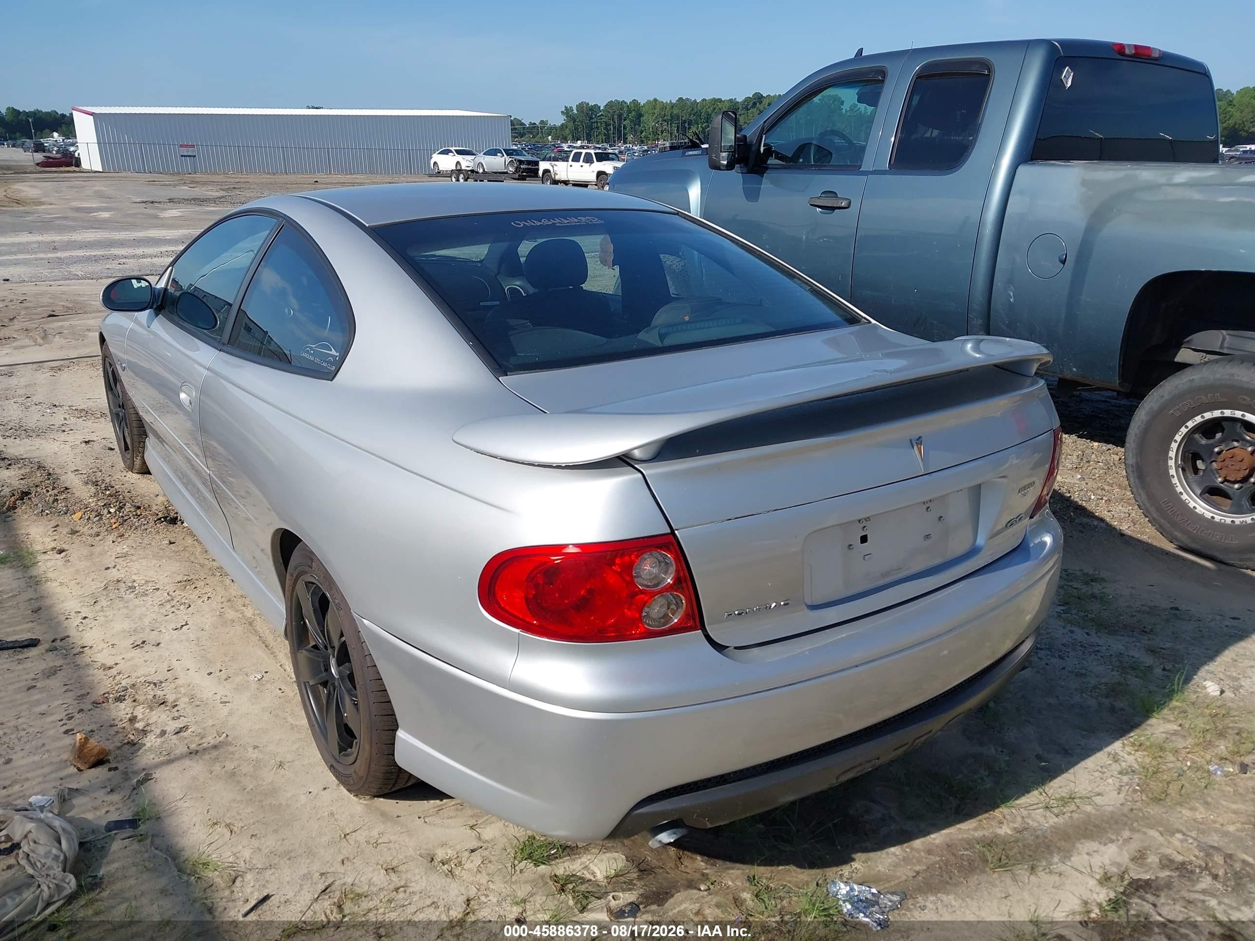 2006 Pontiac Gto   Gray vin: 6G2VX12U16L814096