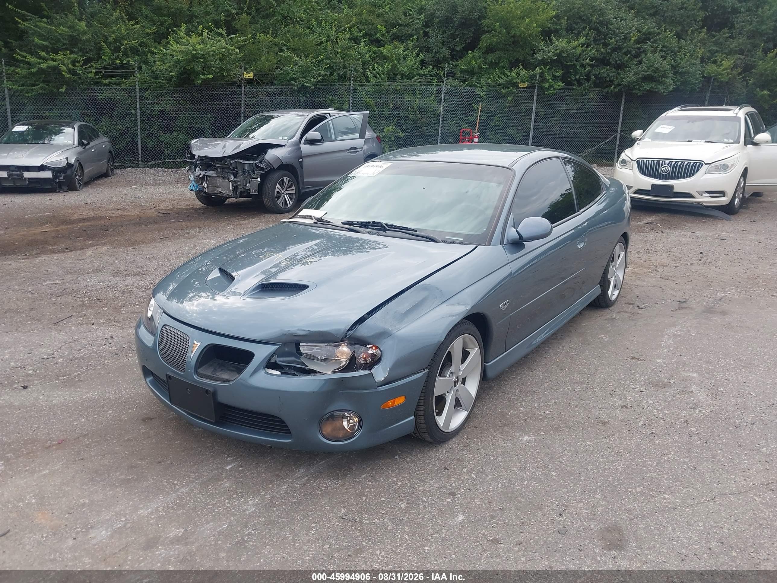 2006 Pontiac Gto   Turquoise vin: 6G2VX12U46L516206