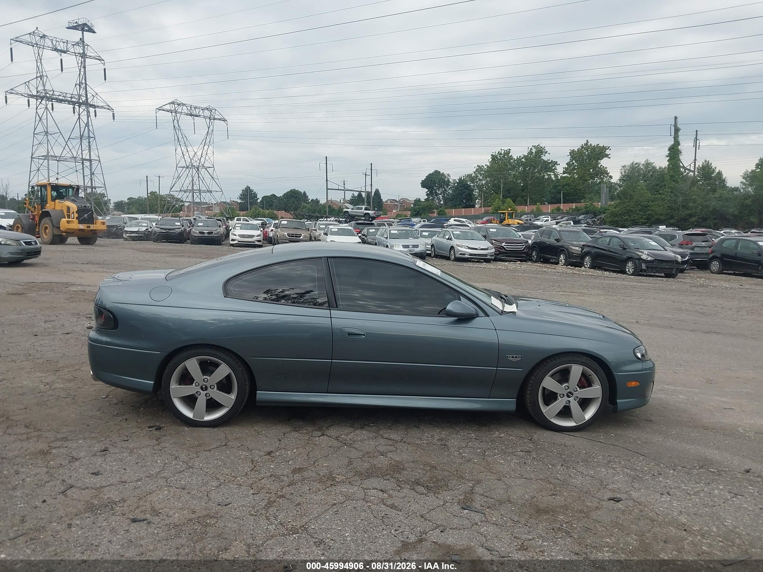 2006 Pontiac Gto   Turquoise vin: 6G2VX12U46L516206