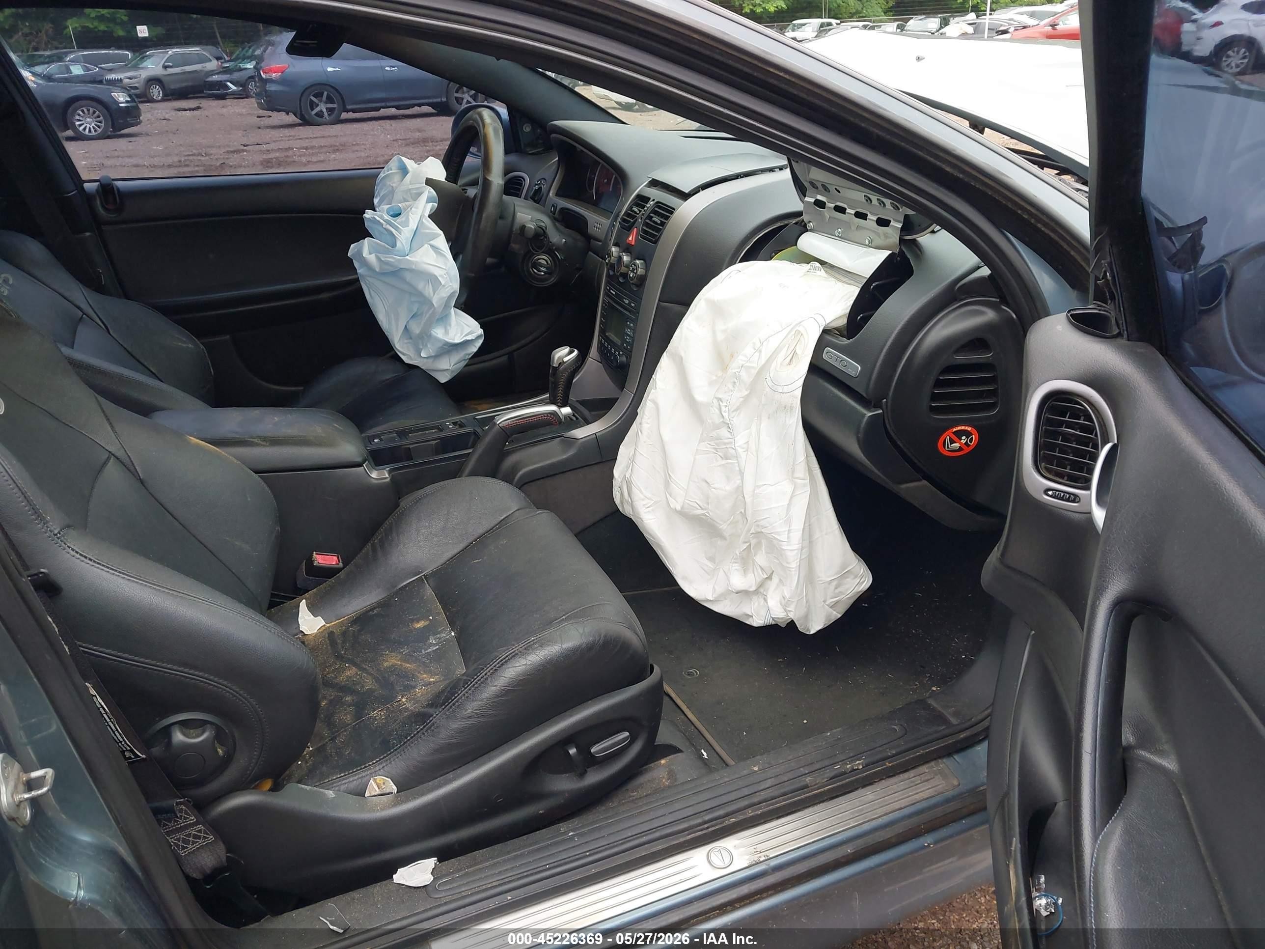 2006 Pontiac Gto   Gray vin: 6G2VX12U46L819731