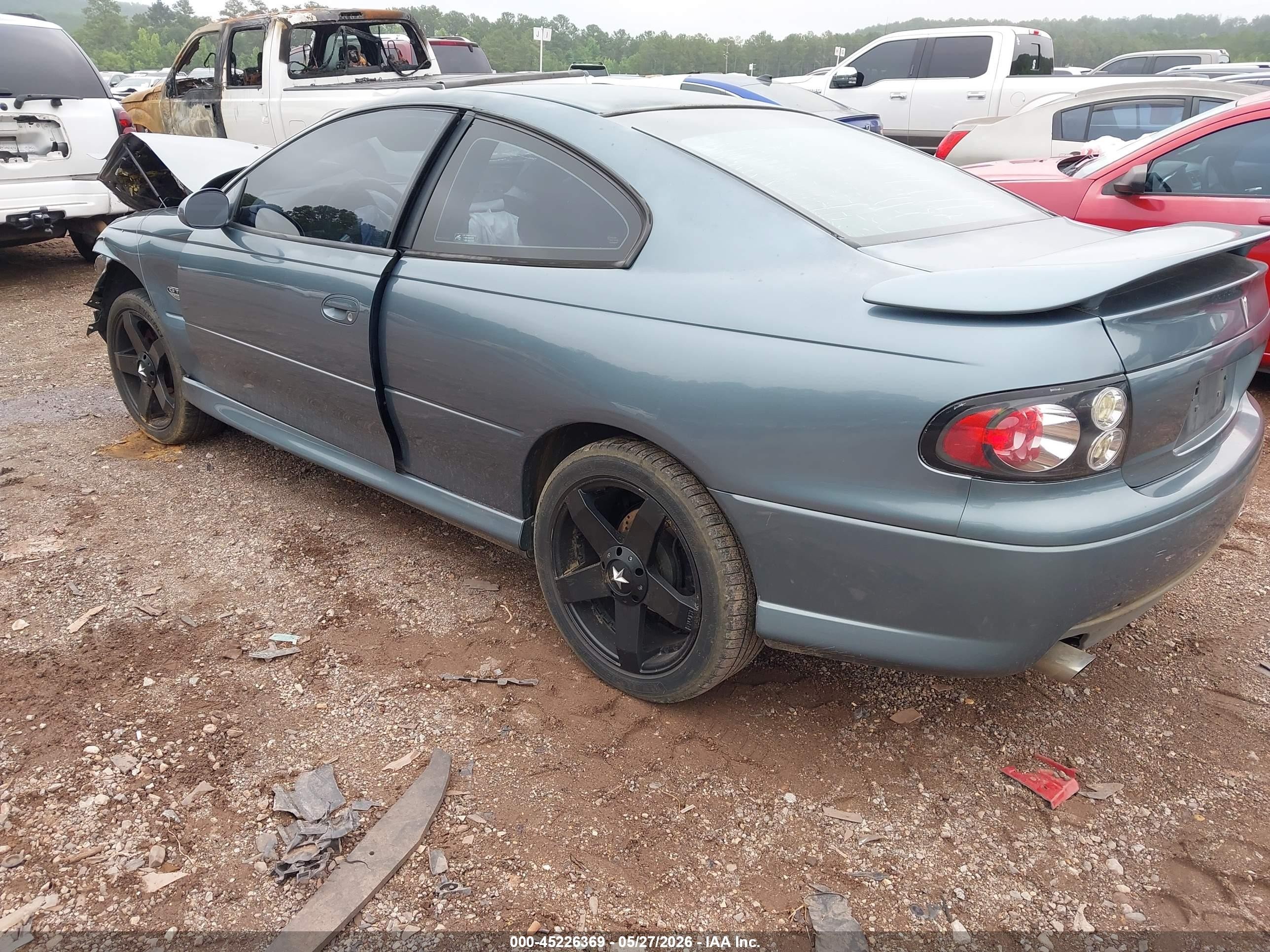 2006 Pontiac Gto   Gray vin: 6G2VX12U46L819731