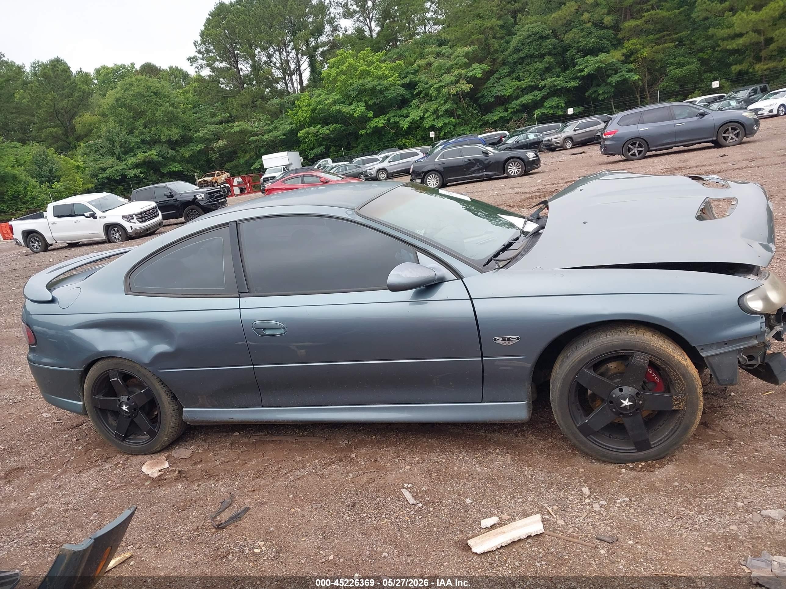 2006 Pontiac Gto   Gray vin: 6G2VX12U46L819731
