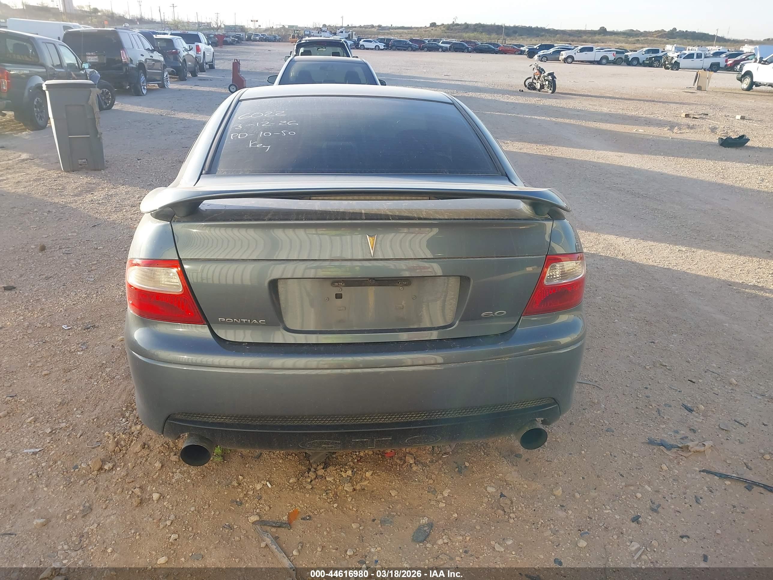 2005 Pontiac Gto   Blue vin: 6G2VX12U85L396022