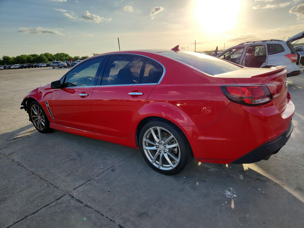 2014 Chevrolet Ss Красный vin: 6G3F15RW0EL948855