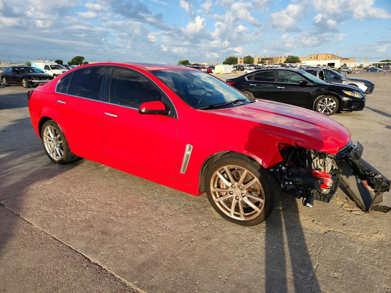 2014 Chevrolet Ss Красный vin: 6G3F15RW0EL948855