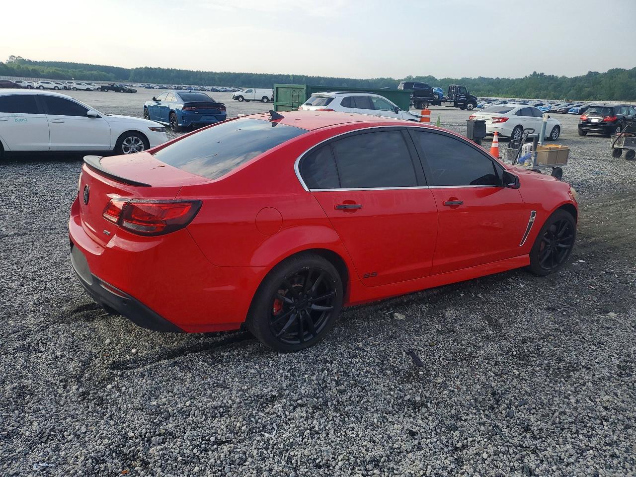 2014 Chevrolet Ss Красный vin: 6G3F15RW2EL940143