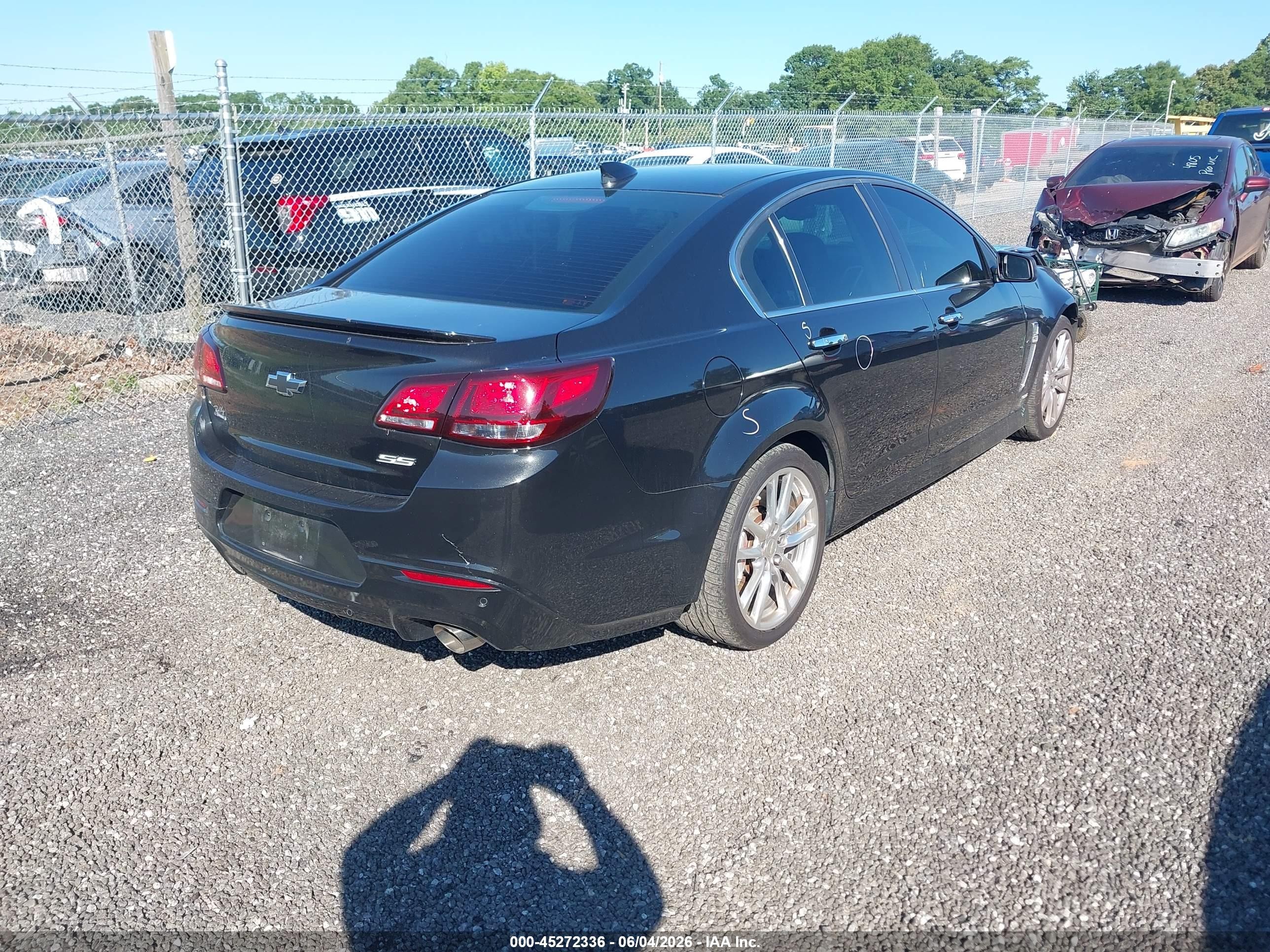2015 Chevrolet Ss   Black vin: 6G3F15RW2FL125099