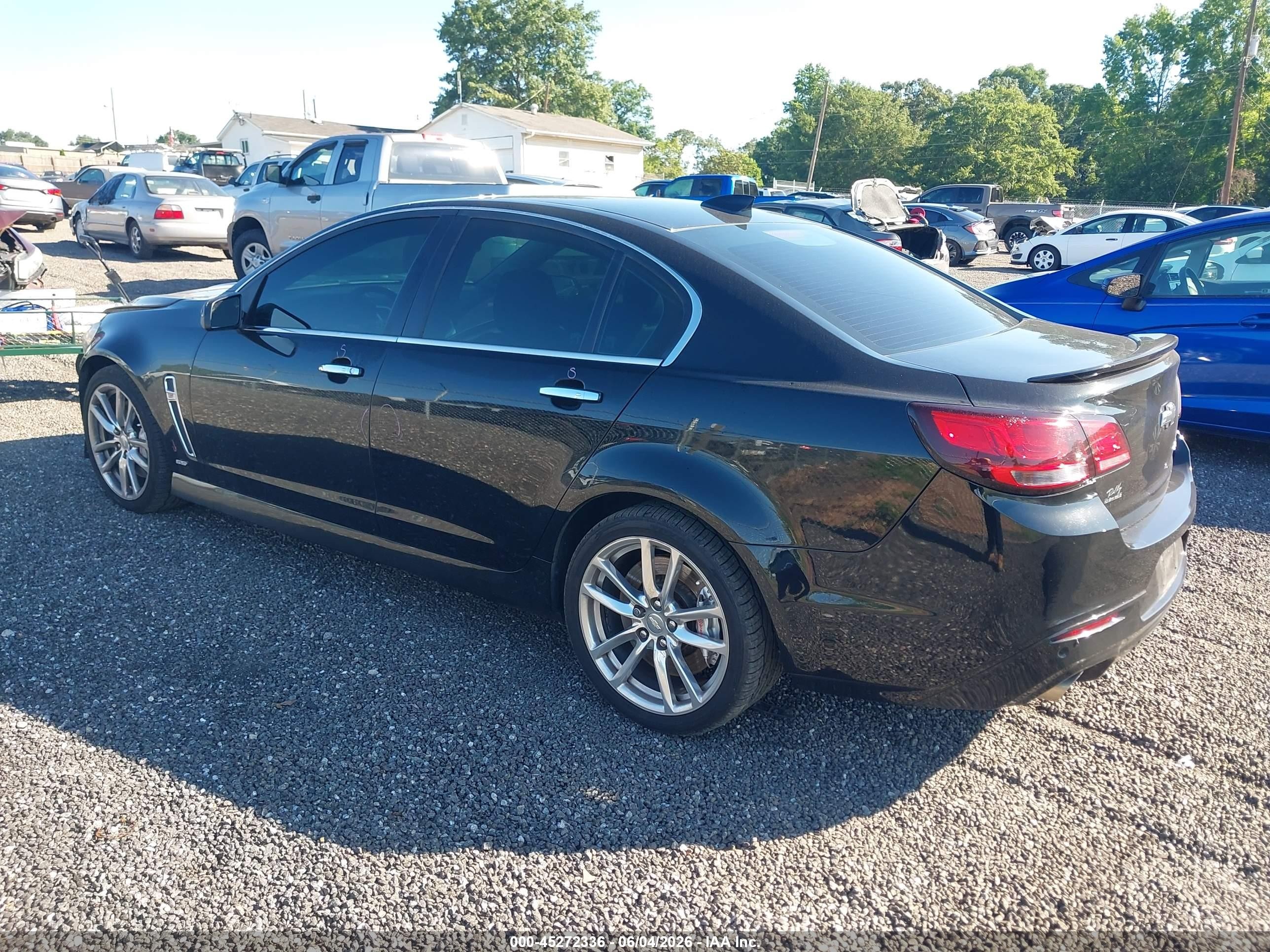 2015 Chevrolet Ss   Black vin: 6G3F15RW2FL125099