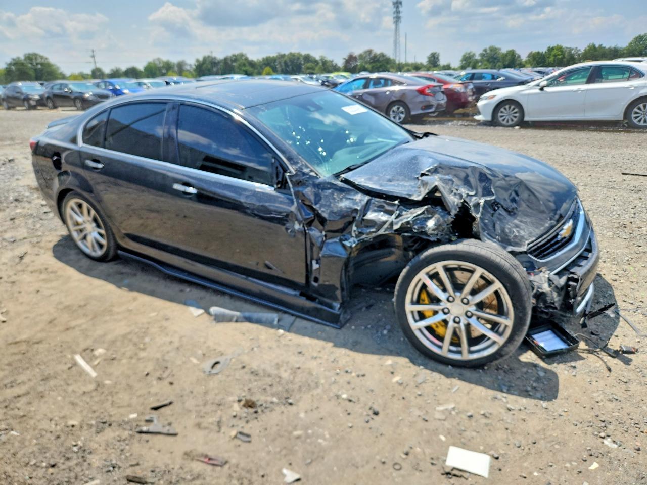 2014 Chevrolet Ss Черный vin: 6G3F15RW5EL928388