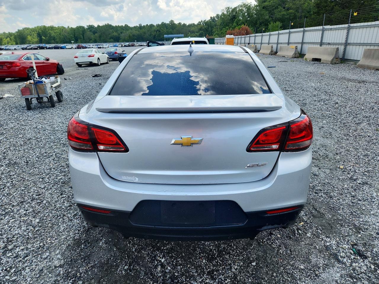 2014 Chevrolet Ss Silver vin: 6G3F15RW5EL950696