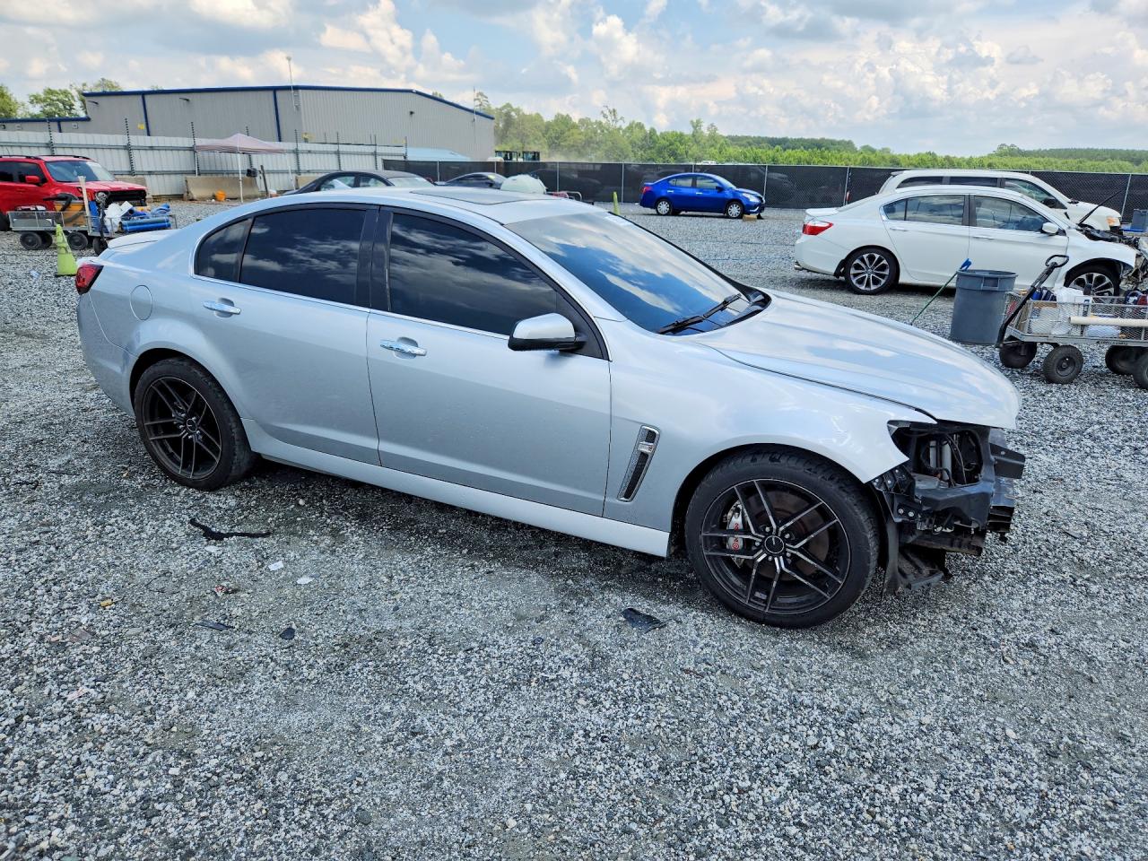 2014 Chevrolet Ss Silver vin: 6G3F15RW5EL950696