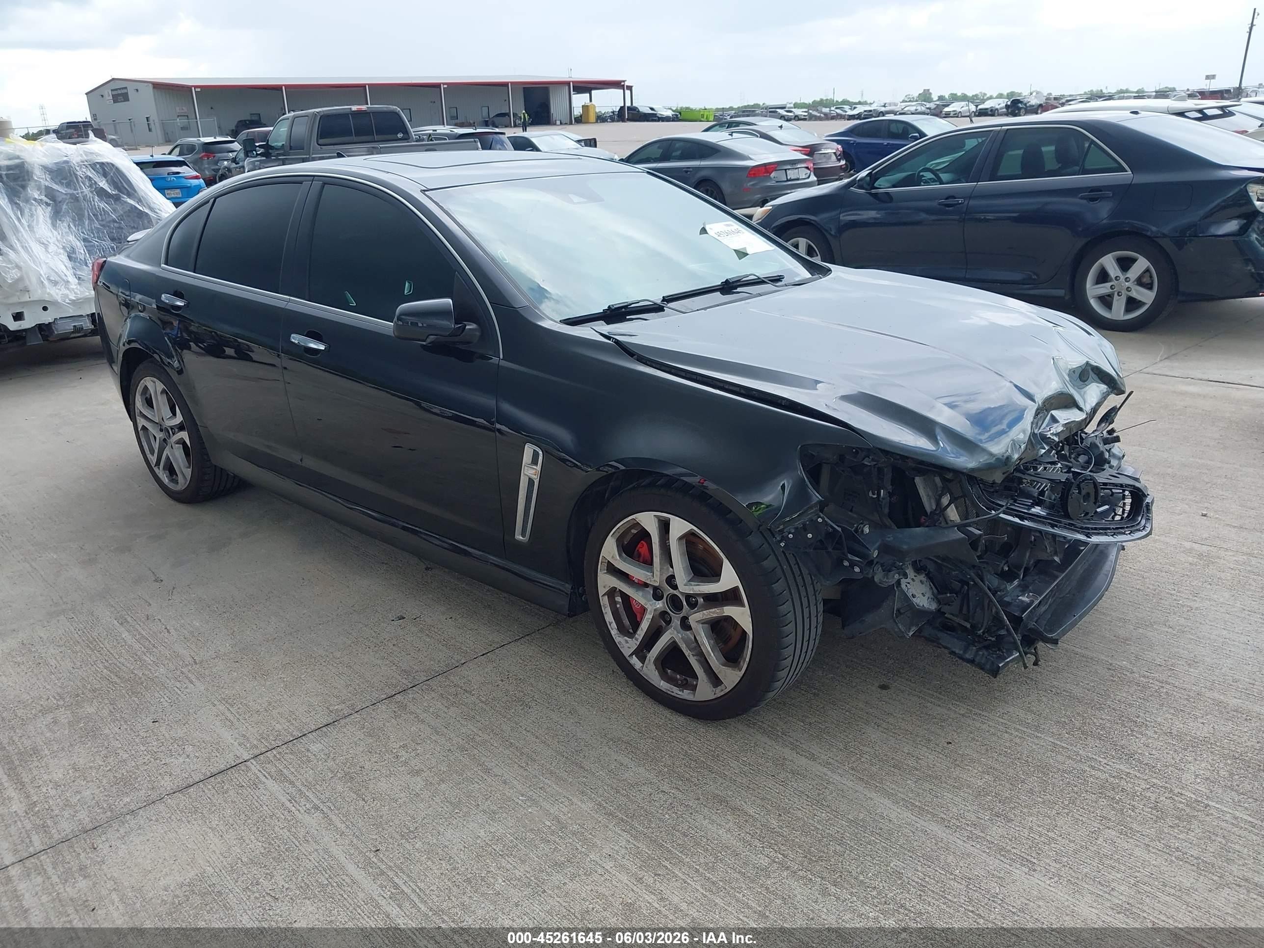 2014 Chevrolet Ss   Черный vin: 6G3F15RW5EL950715