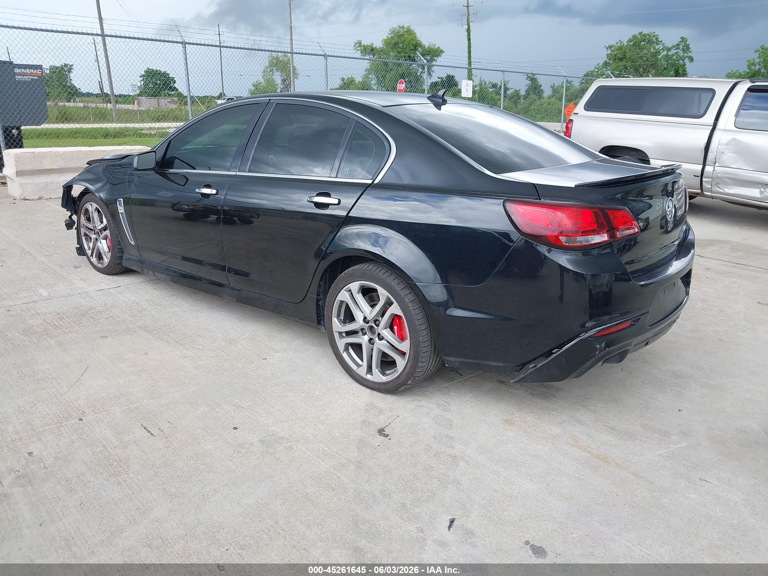 2014 Chevrolet Ss   Black vin: 6G3F15RW5EL950715