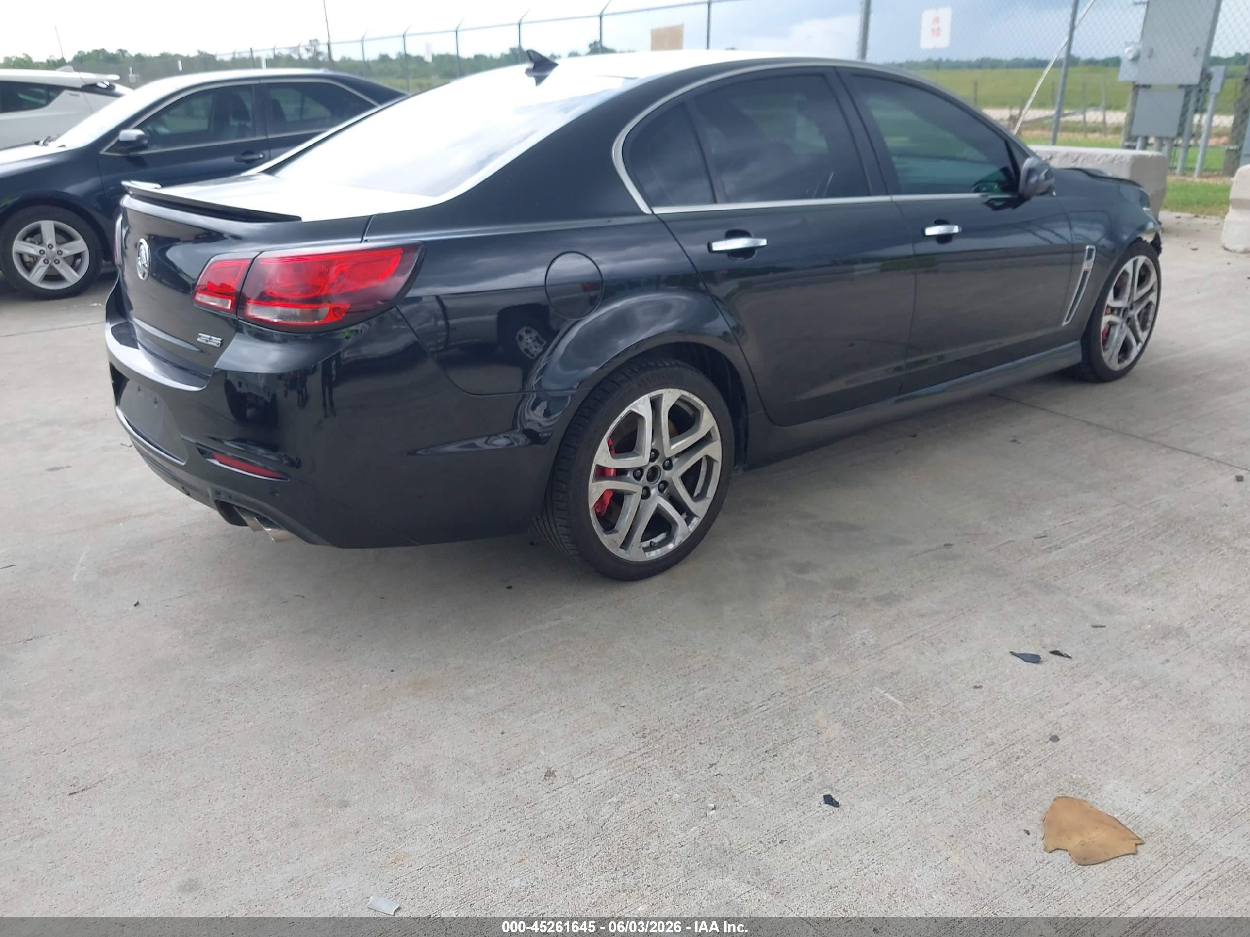2014 Chevrolet Ss   Black vin: 6G3F15RW5EL950715
