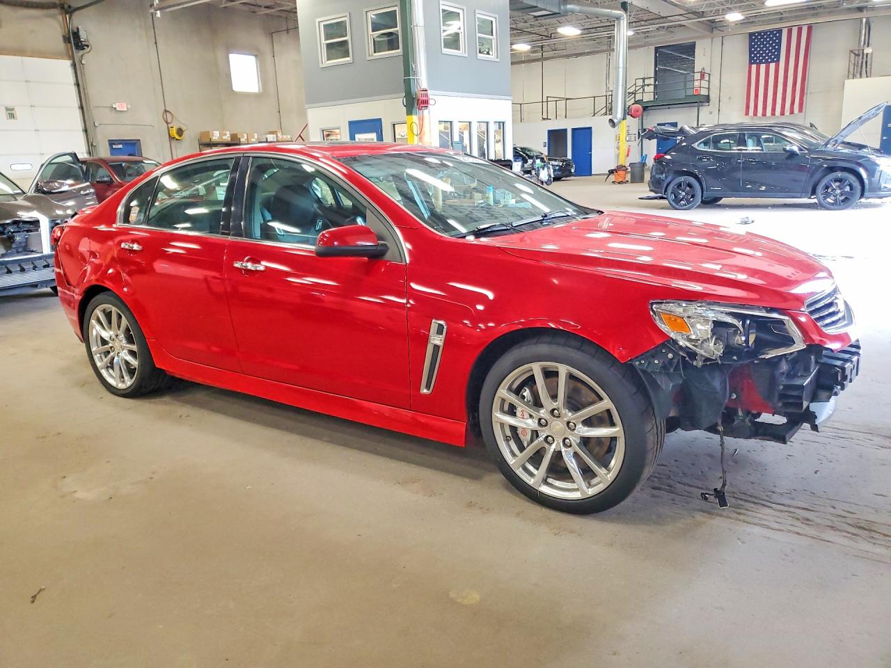 2014 Chevrolet Ss Red vin: 6G3F15RW6EL962873