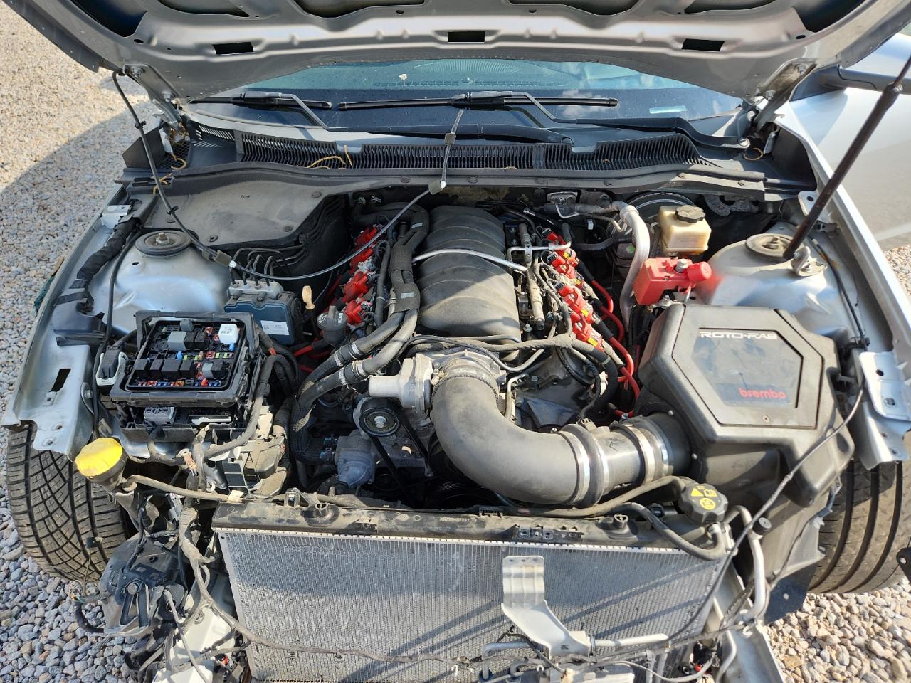 2015 Chevrolet Ss Silver vin: 6G3F15RW6FL107513