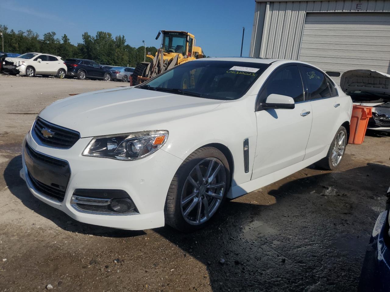 2014 Chevrolet Ss White vin: 6G3F15RW7EL962848