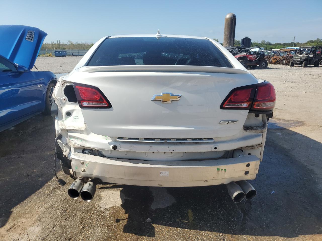 2014 Chevrolet Ss White vin: 6G3F15RW7EL962848