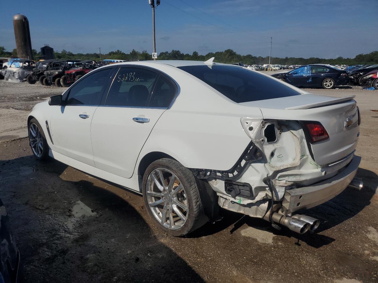 2014 Chevrolet Ss White vin: 6G3F15RW7EL962848