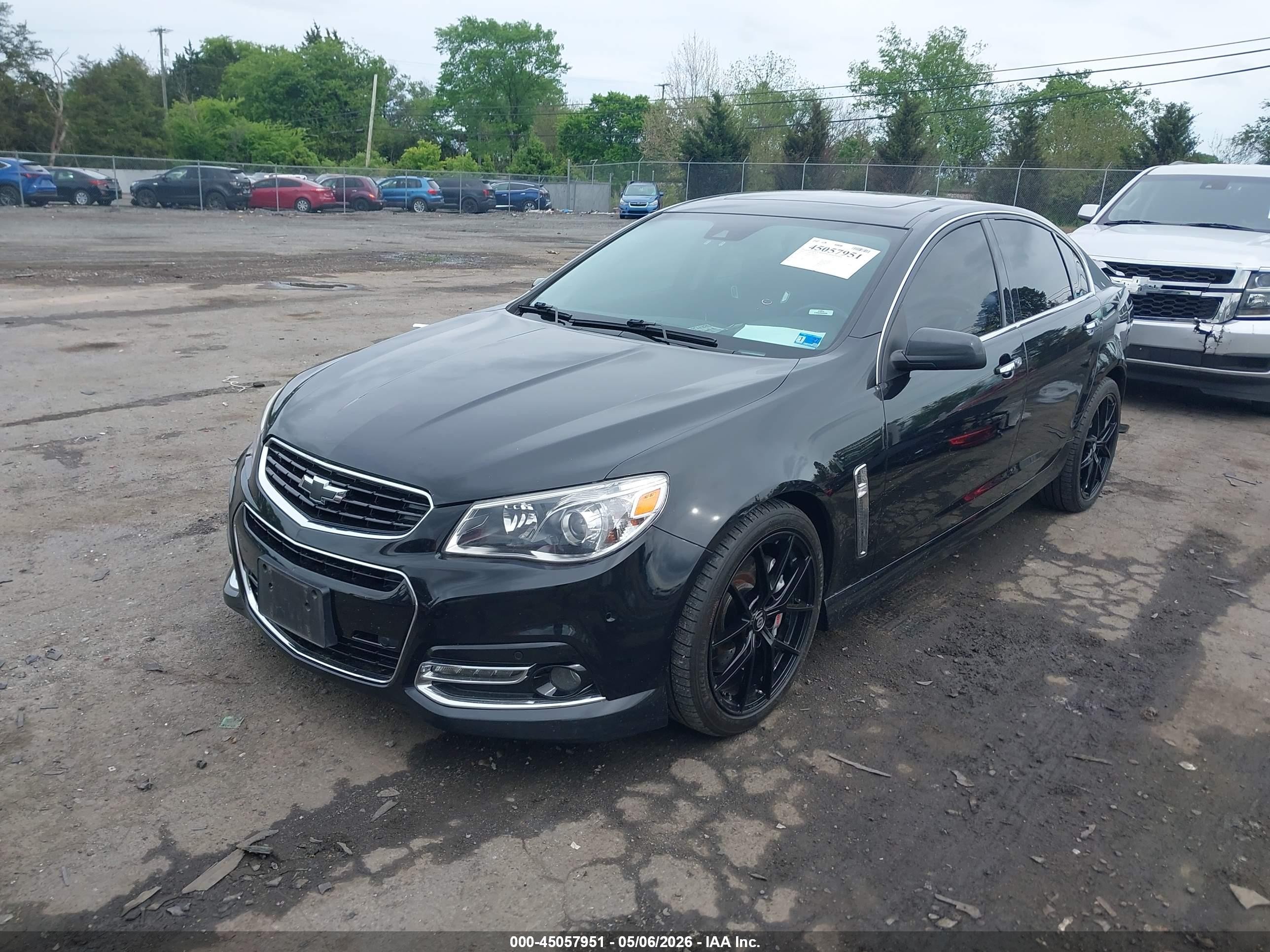 2014 Chevrolet Ss   Black vin: 6G3F15RW8EL928160