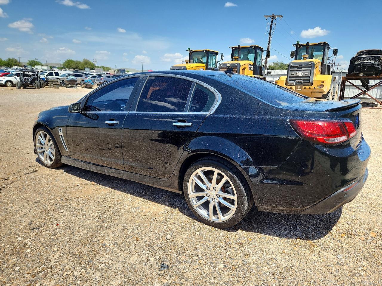 2014 Chevrolet Ss Black vin: 6G3F15RW9EL938504